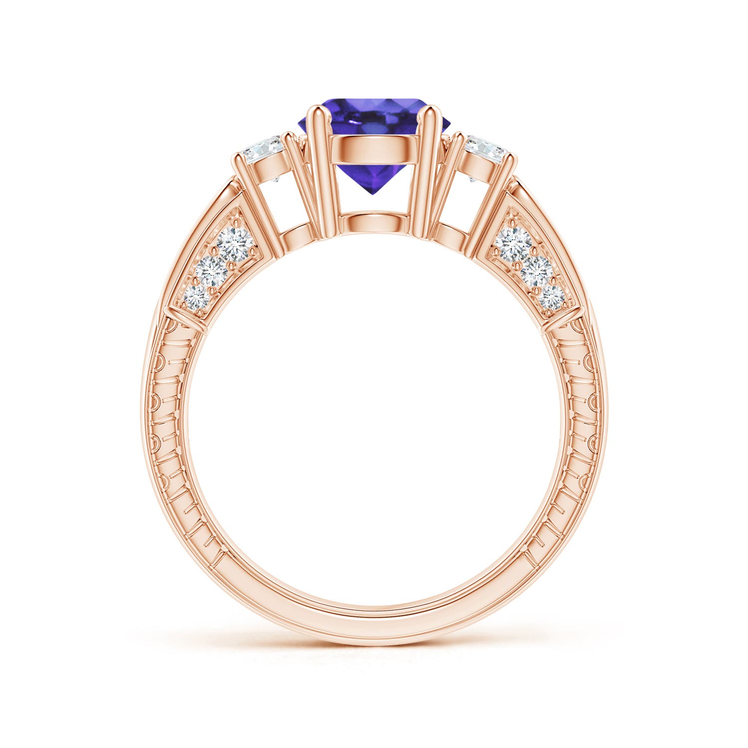 AA - Tanzanite / 1.91 CT / 14 KT Rose Gold