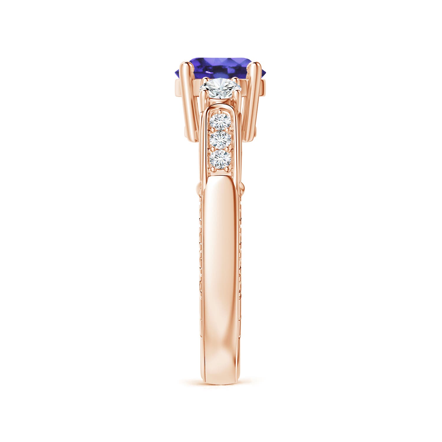 AA - Tanzanite / 1.91 CT / 14 KT Rose Gold