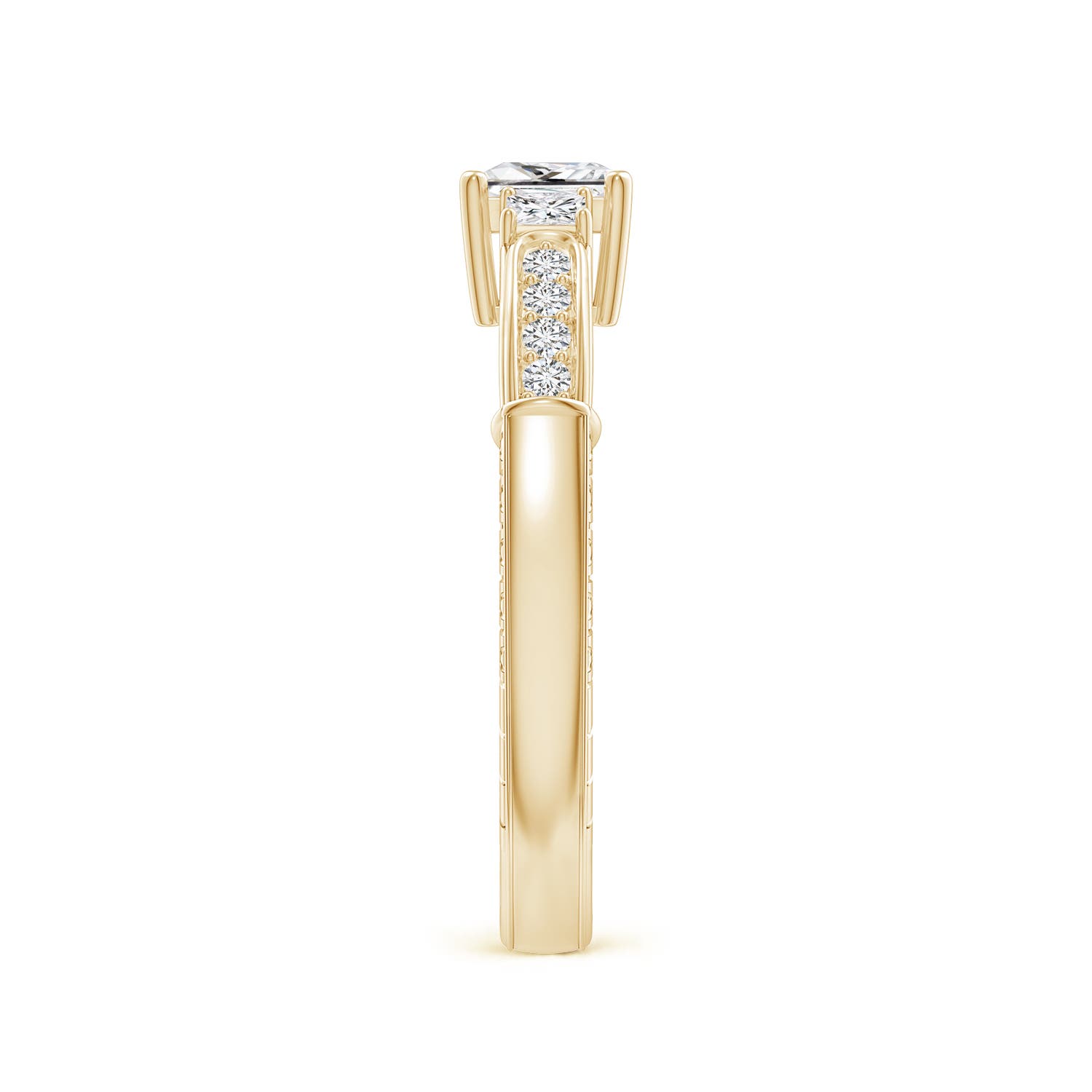 H, SI2 / 0.96 CT / 14 KT Yellow Gold