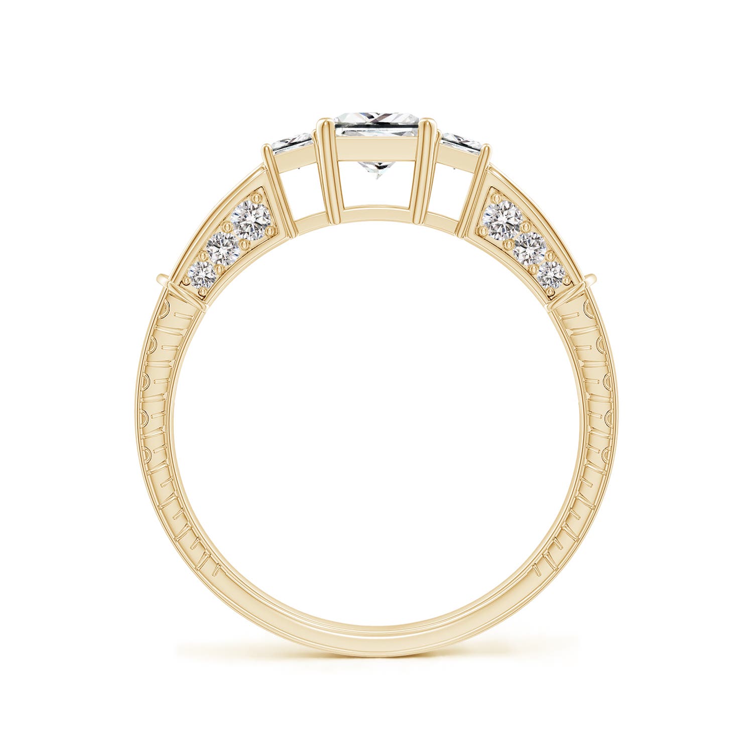 I-J, I1-I2 / 0.96 CT / 14 KT Yellow Gold