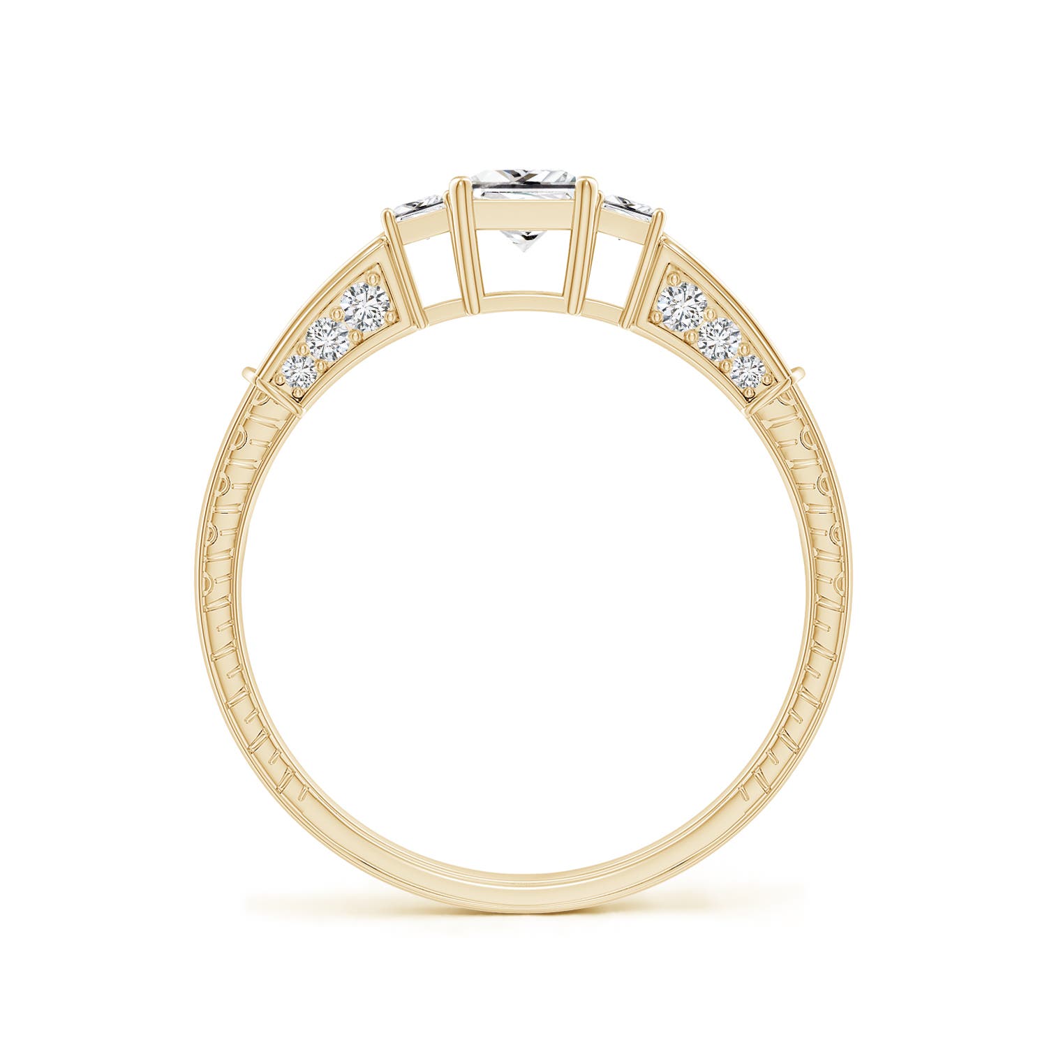 H, SI2 / 0.68 CT / 14 KT Yellow Gold