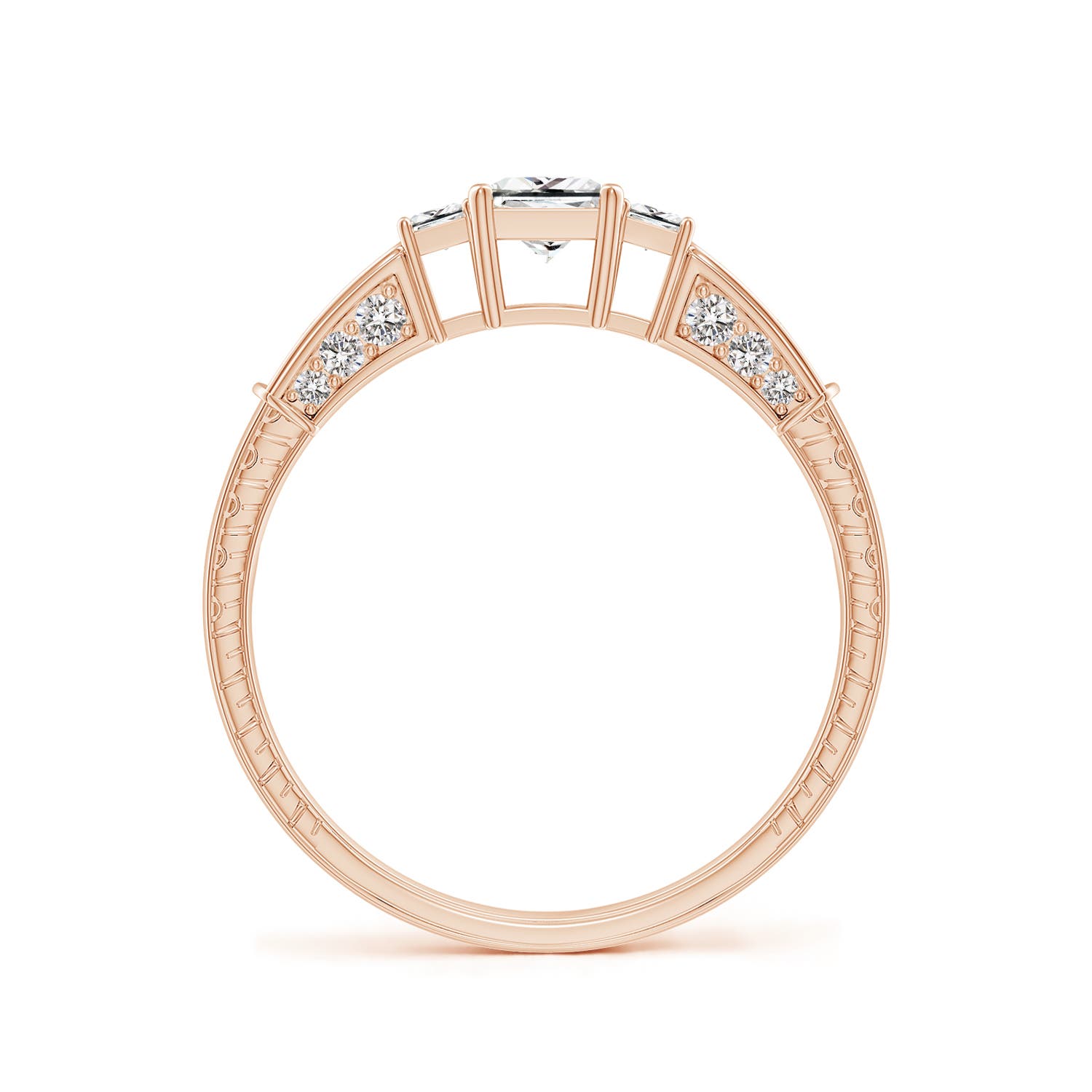 I-J, I1-I2 / 0.68 CT / 14 KT Rose Gold