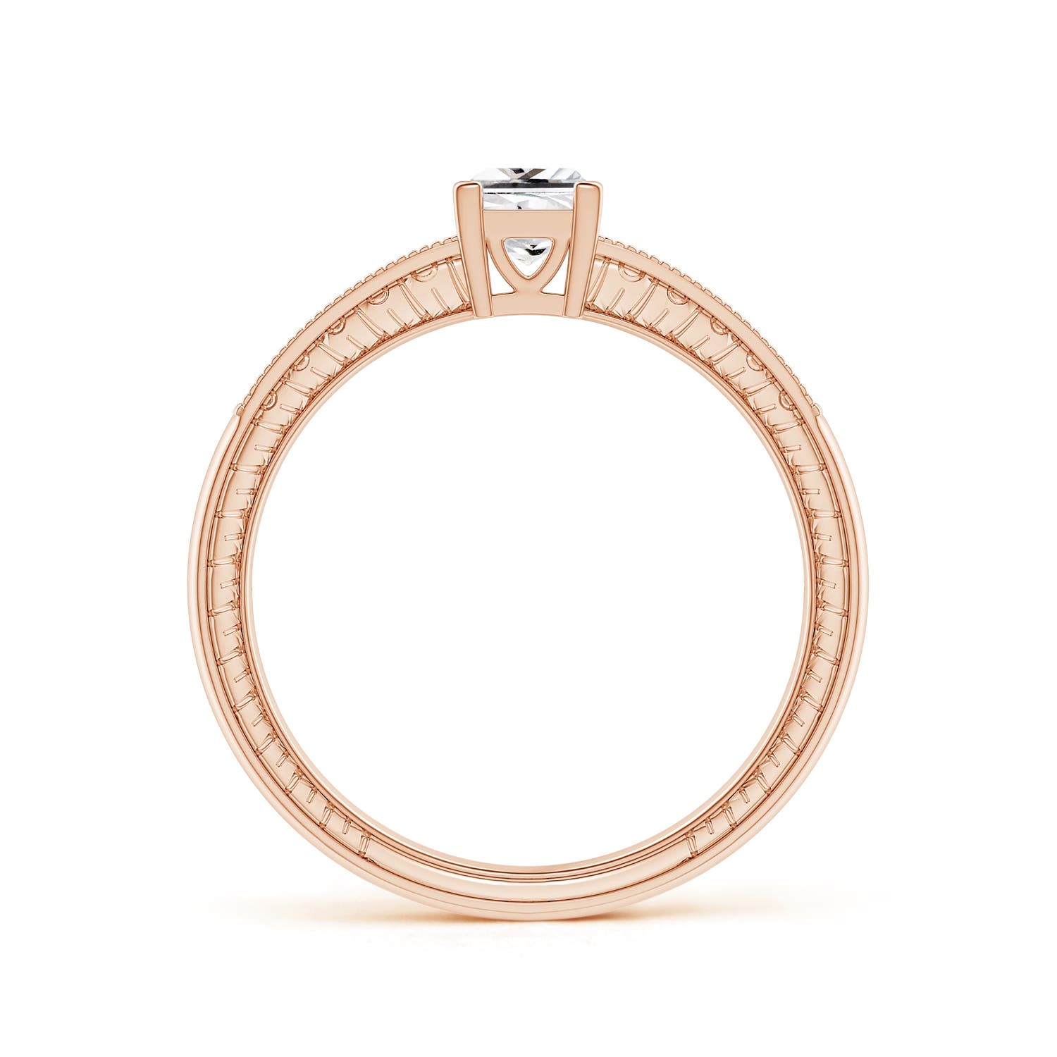 H, SI2 / 0.49 CT / 14 KT Rose Gold