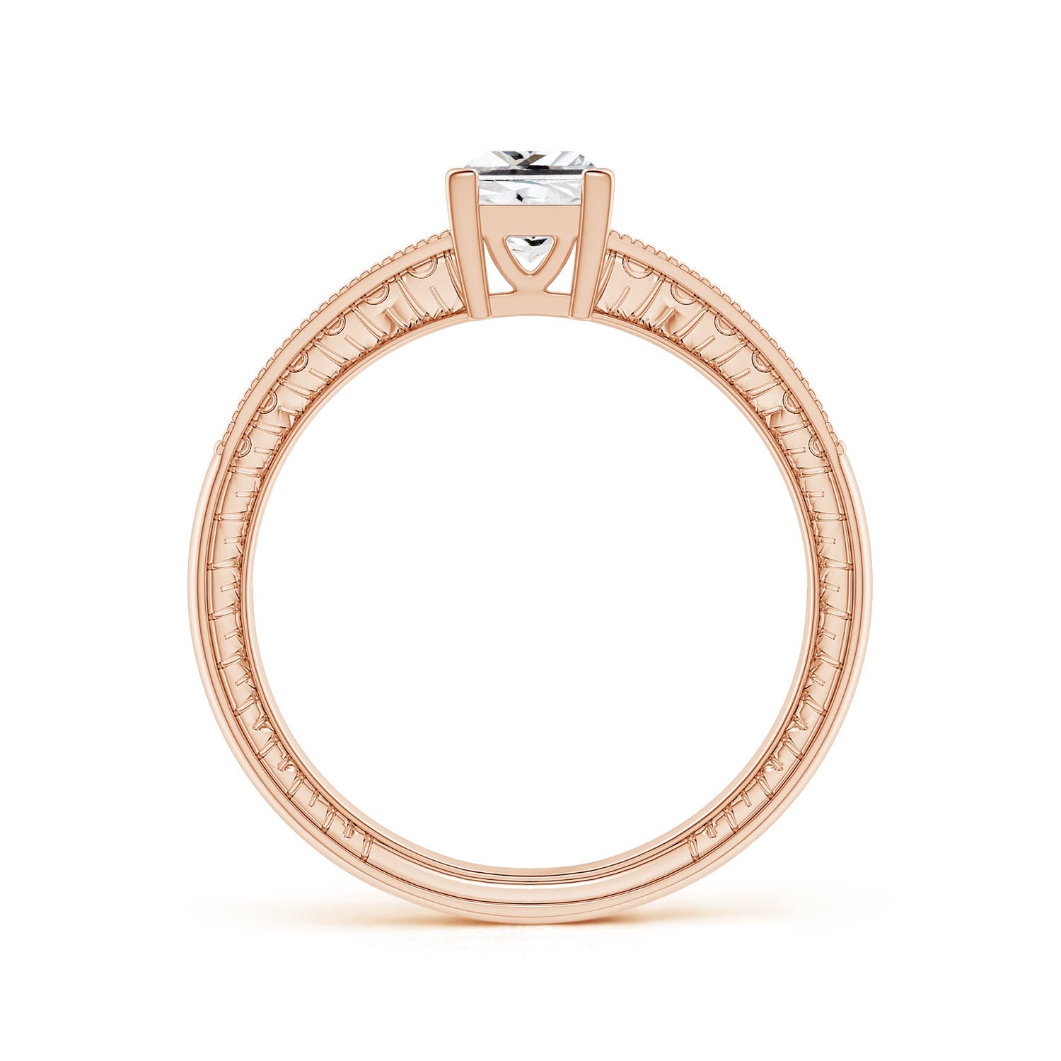 H, SI2 / 0.69 CT / 14 KT Rose Gold