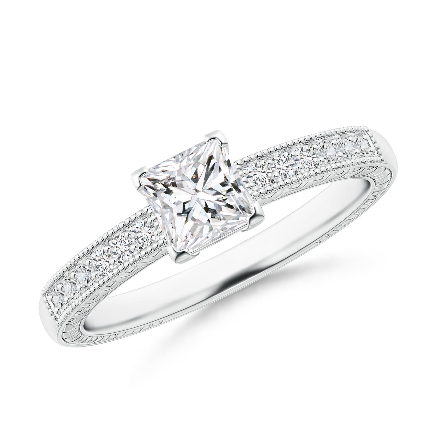 H, SI2 / 0.69 CT / 14 KT White Gold