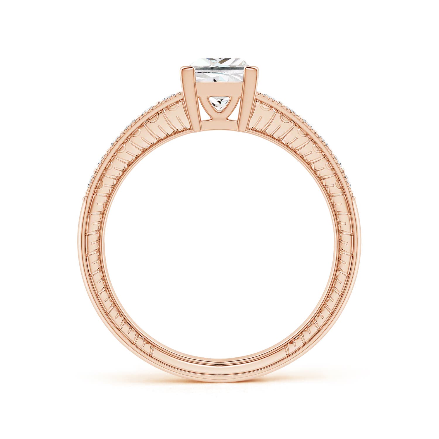 G, VS2 / 0.99 CT / 14 KT Rose Gold