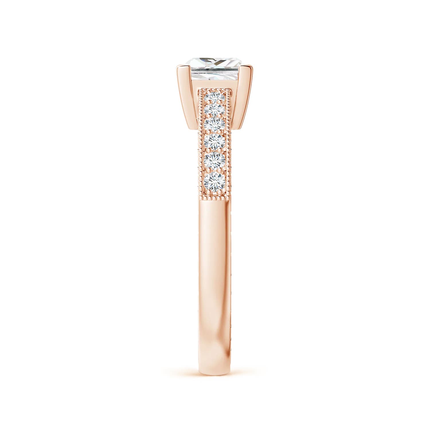 G, VS2 / 0.99 CT / 14 KT Rose Gold