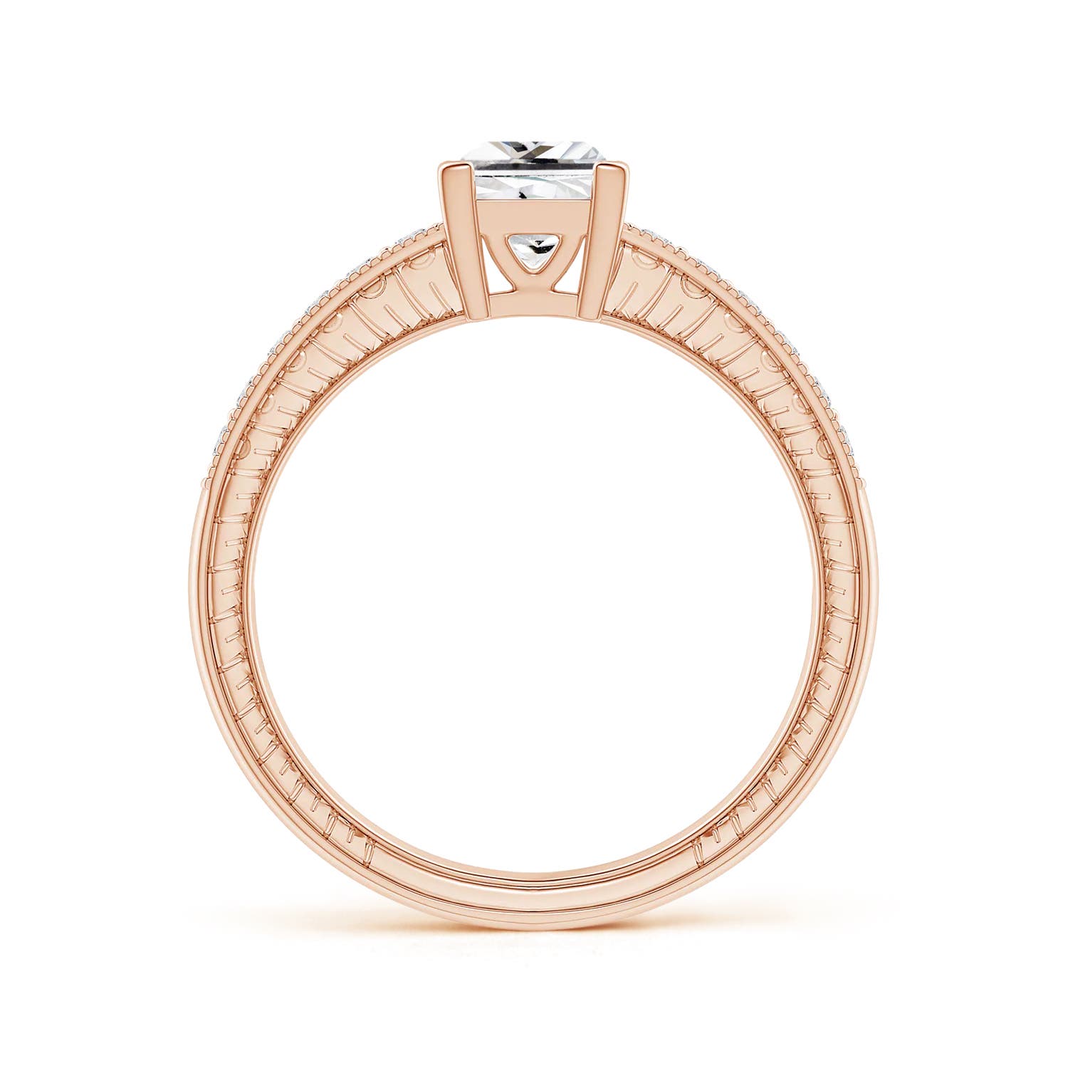 H, SI2 / 0.99 CT / 14 KT Rose Gold