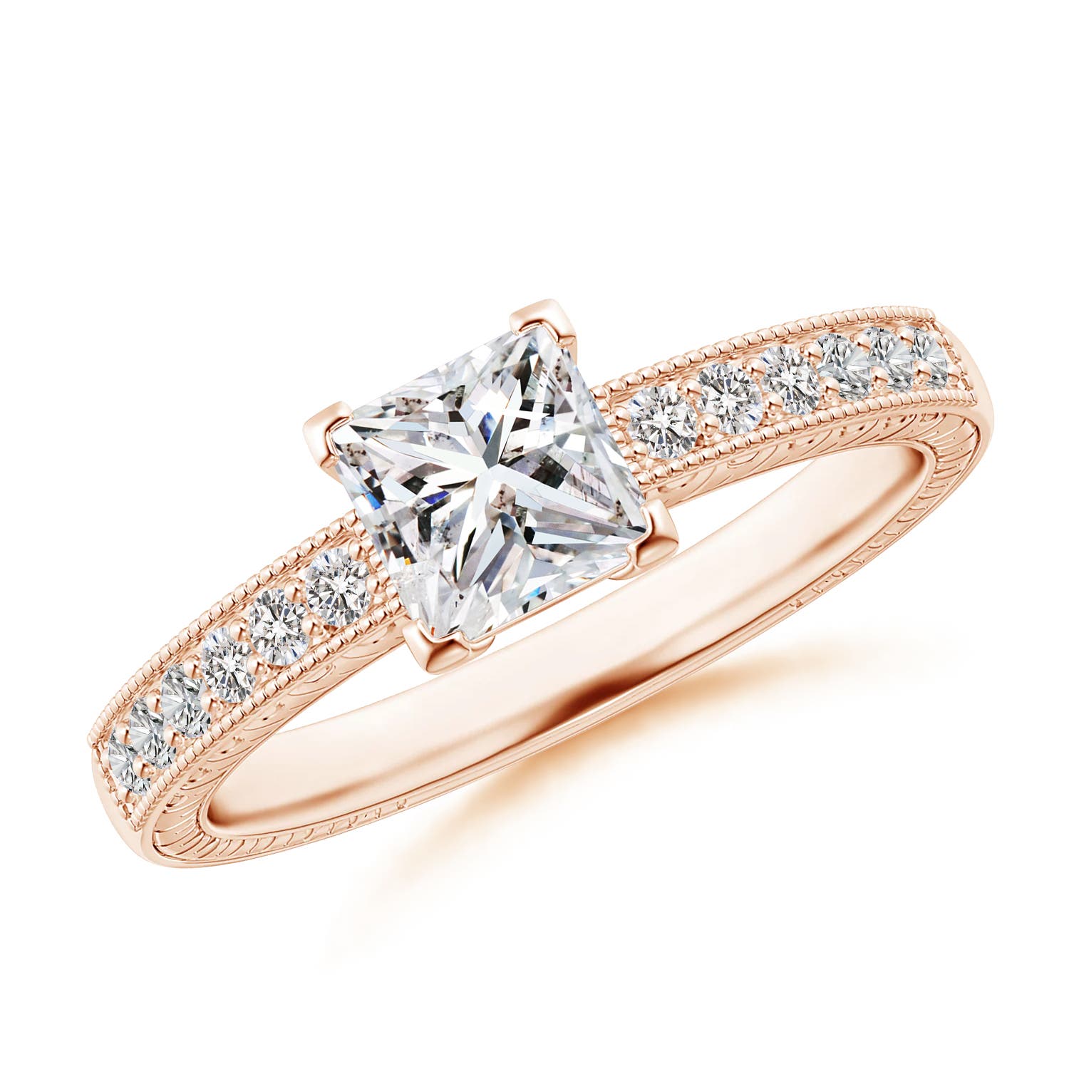 I-J, I1-I2 / 0.99 CT / 14 KT Rose Gold