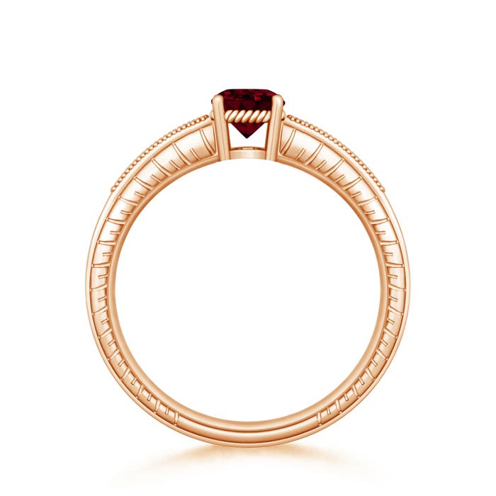 A - Garnet / 1.14 CT / 14 KT Rose Gold