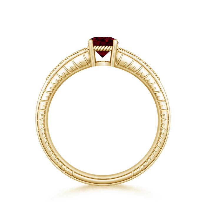 A - Garnet / 1.14 CT / 14 KT Yellow Gold