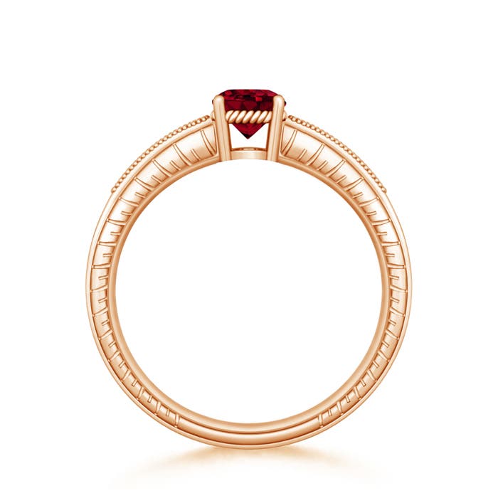 AAA - Garnet / 1.14 CT / 14 KT Rose Gold