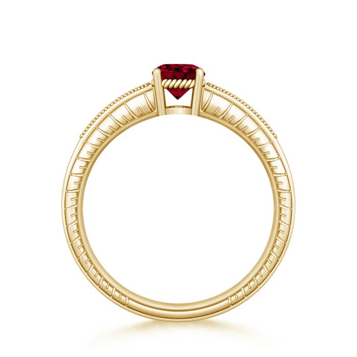 AAA - Garnet / 1.14 CT / 14 KT Yellow Gold