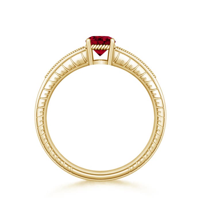 AAAA - Garnet / 1.14 CT / 14 KT Yellow Gold