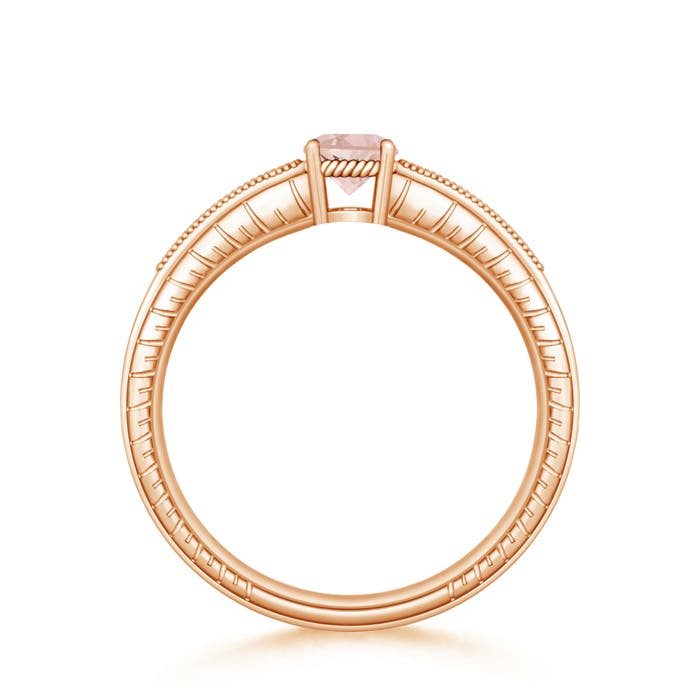 AAA - Morganite / 0.48 CT / 14 KT Rose Gold