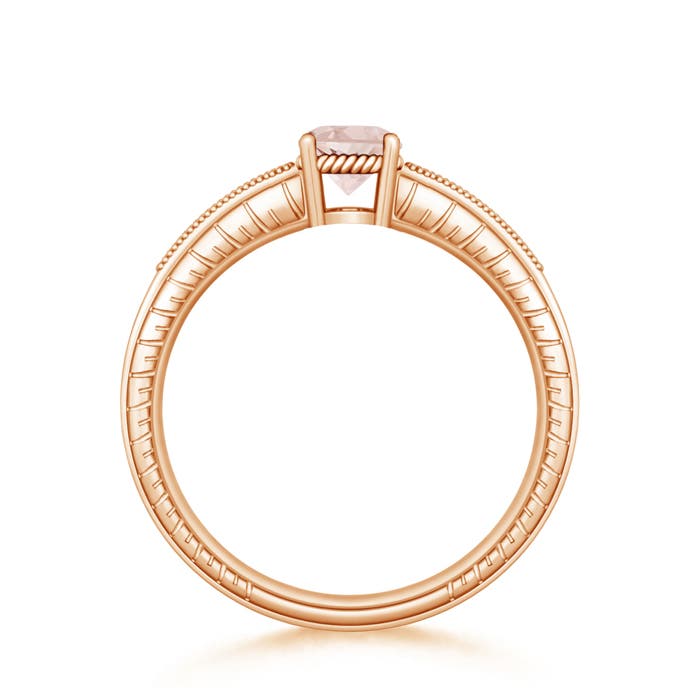 AA - Morganite / 0.84 CT / 14 KT Rose Gold