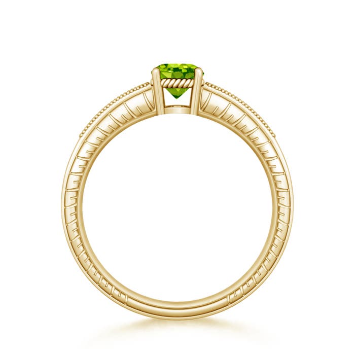 AAA - Peridot / 1.09 CT / 14 KT Yellow Gold