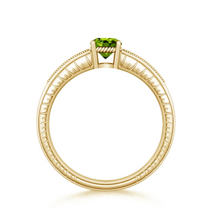 AAAA - Peridot / 1.09 CT / 14 KT Yellow Gold