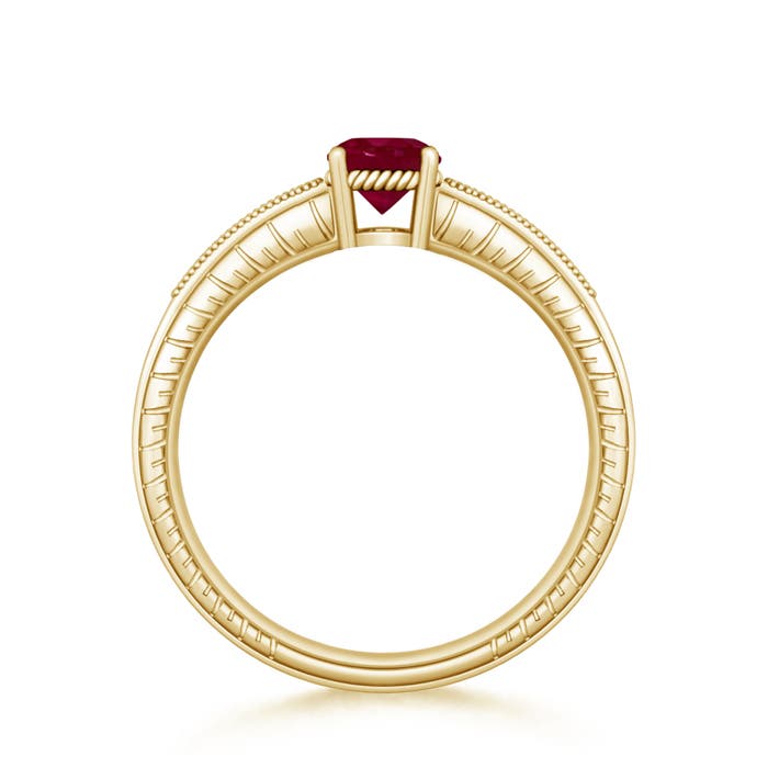 A - Ruby / 1.14 CT / 14 KT Yellow Gold