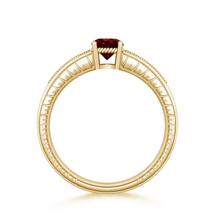 AAAA - Ruby / 1.14 CT / 14 KT Yellow Gold