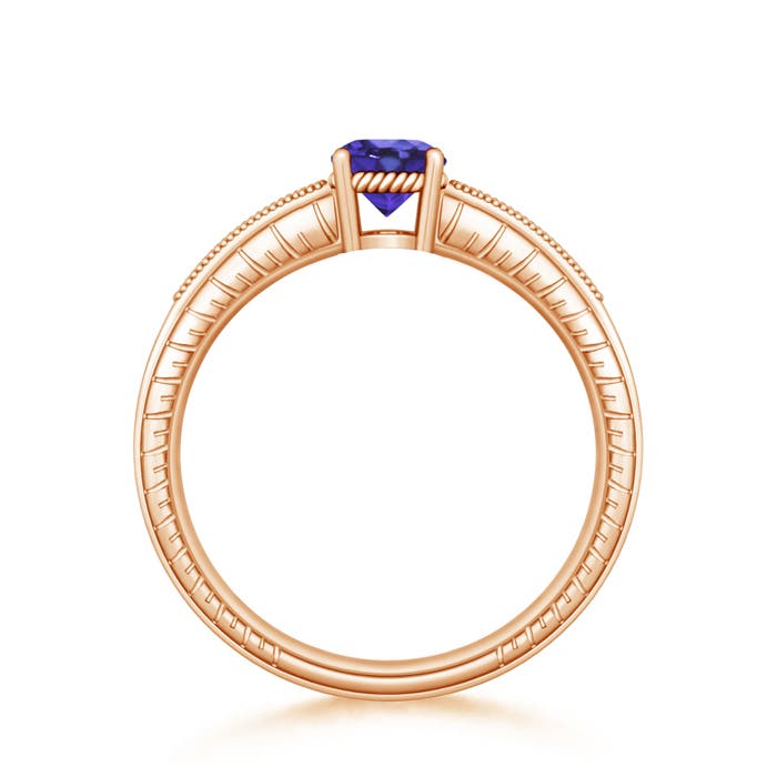 AA - Tanzanite / 1.04 CT / 14 KT Rose Gold