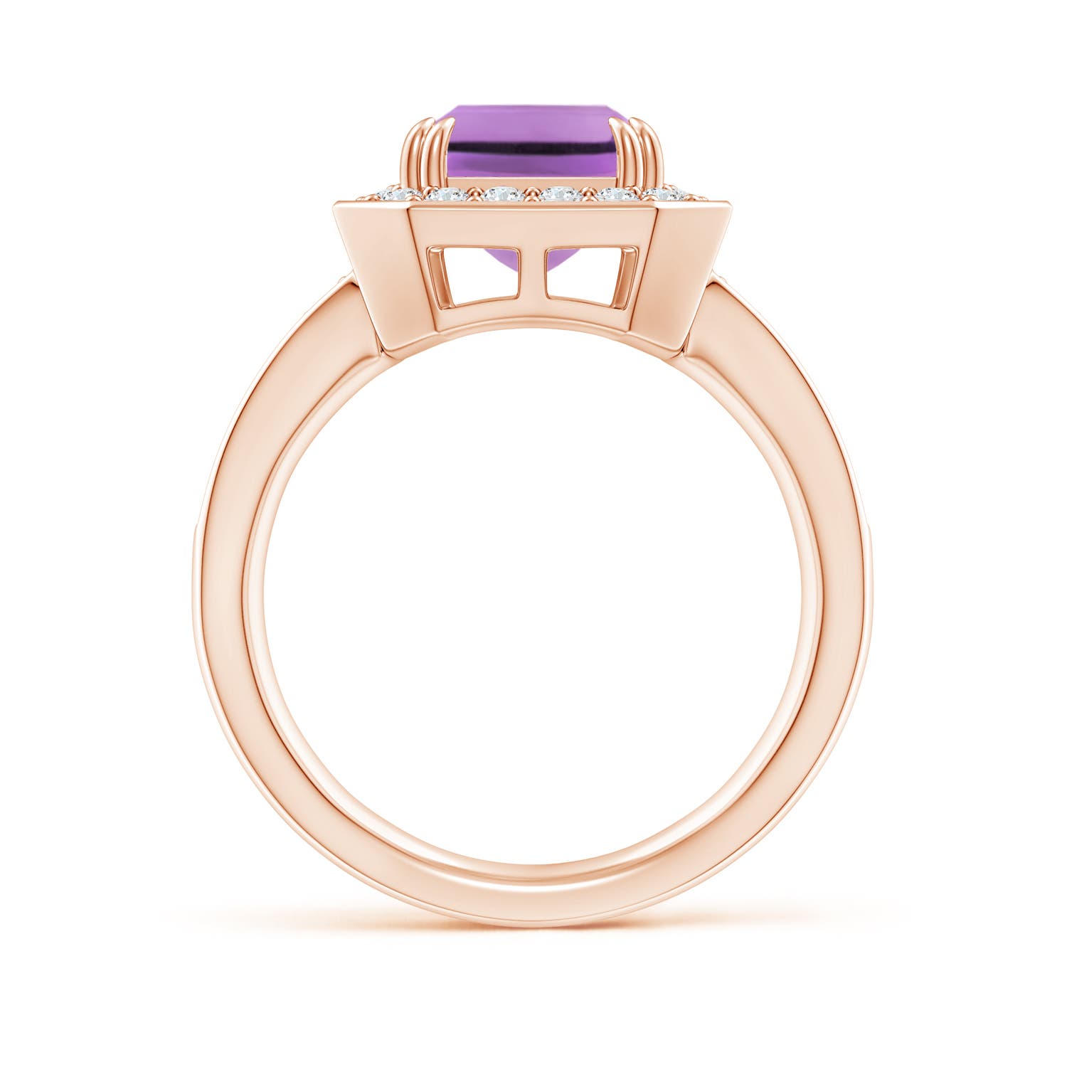 A - Amethyst / 3.35 CT / 14 KT Rose Gold