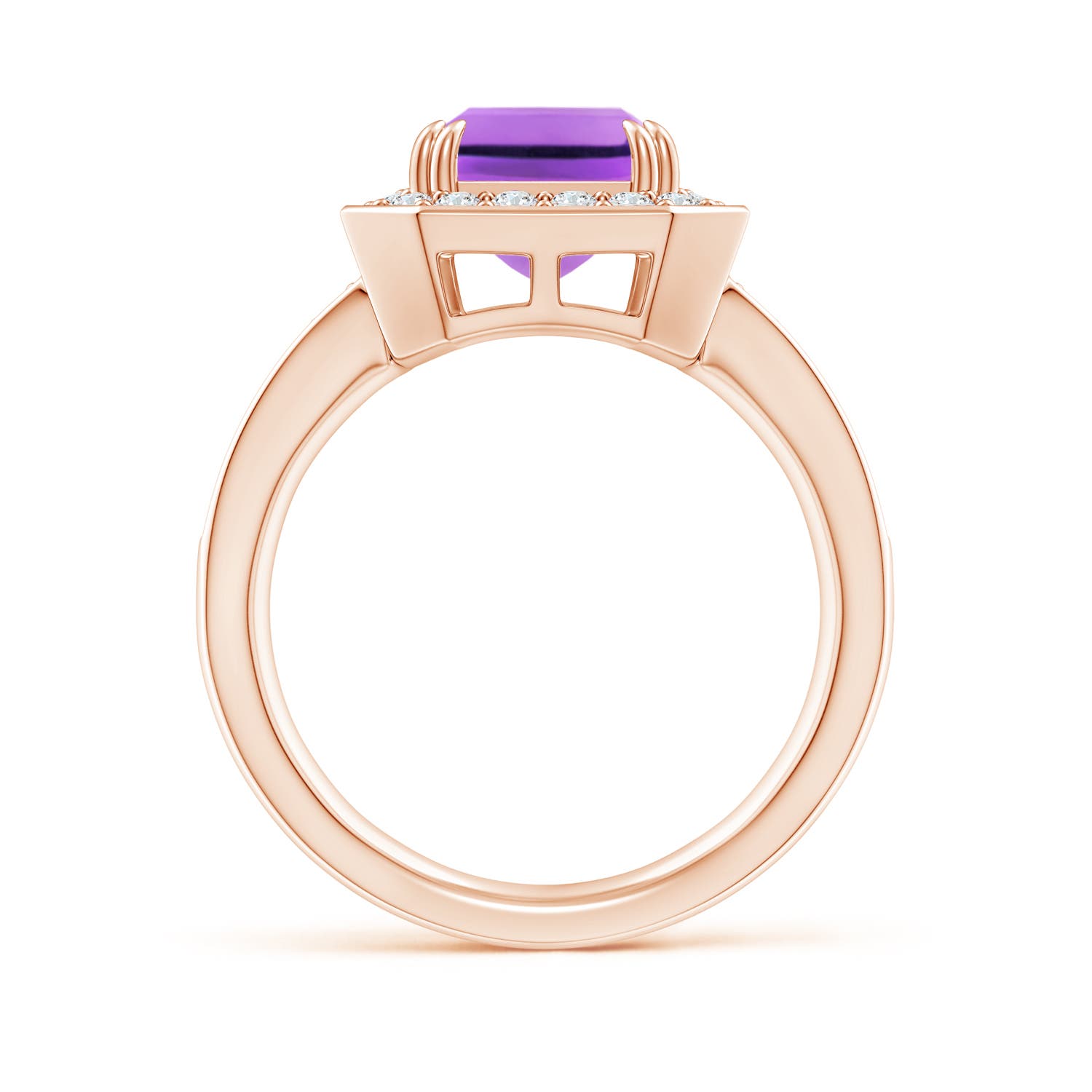 AA - Amethyst / 3.35 CT / 14 KT Rose Gold