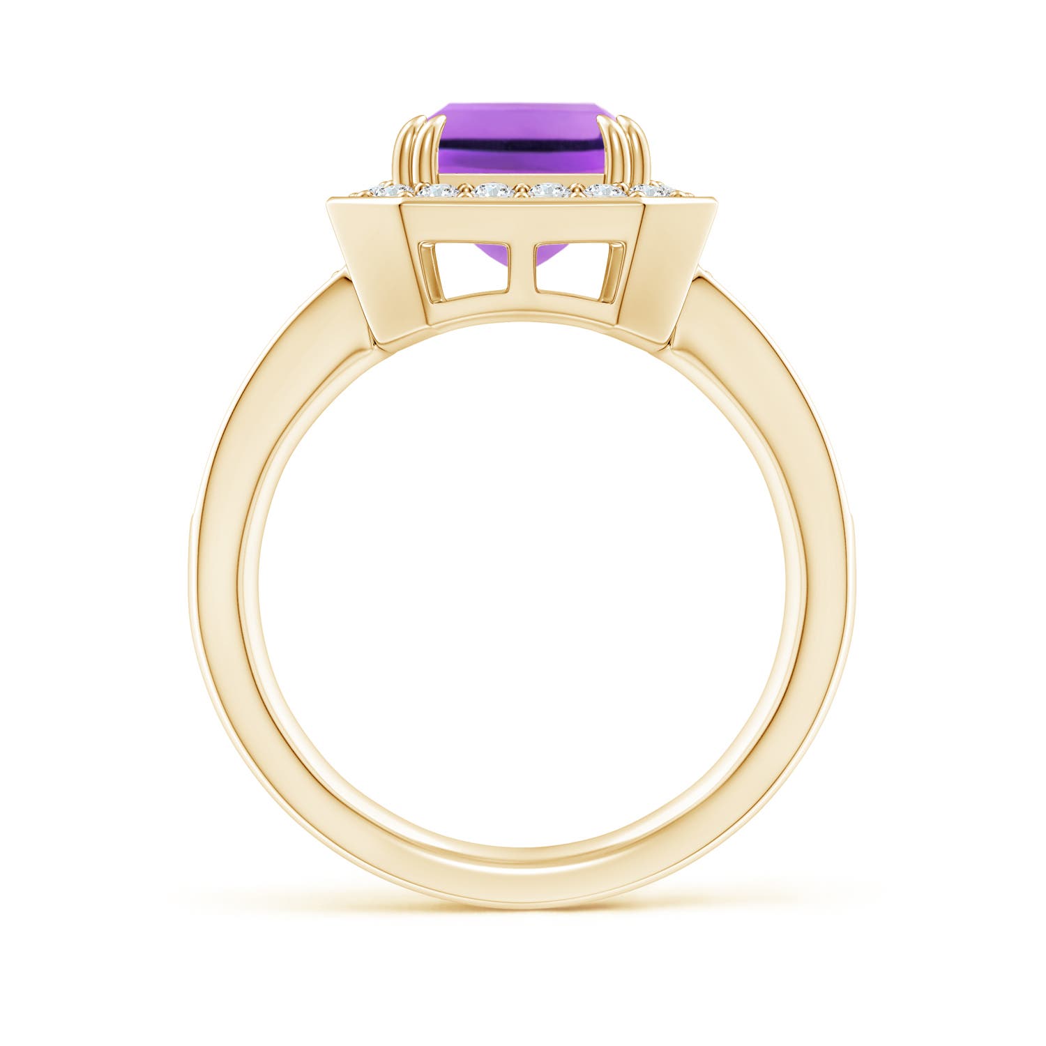 AA - Amethyst / 3.35 CT / 14 KT Yellow Gold