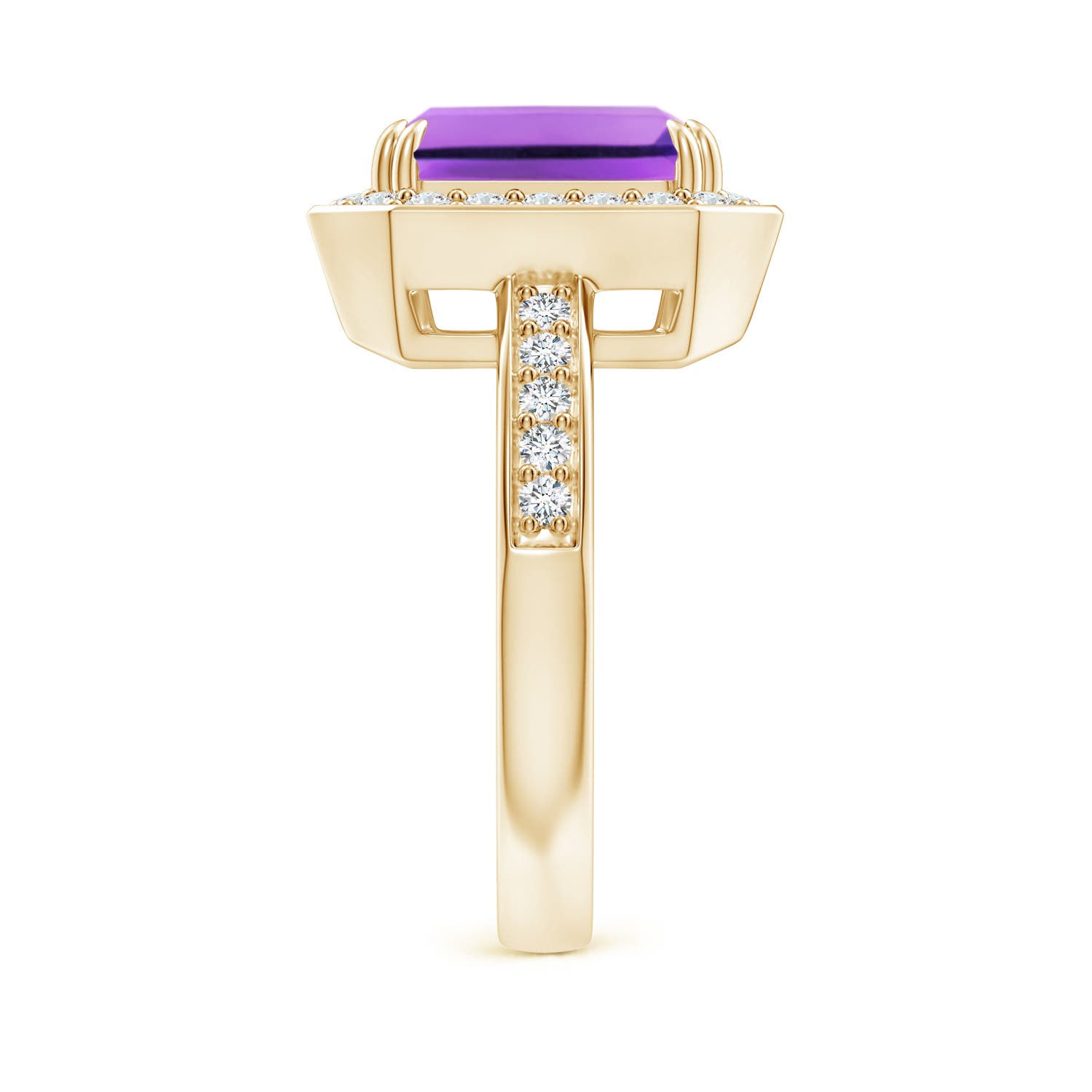 AA - Amethyst / 3.35 CT / 14 KT Yellow Gold