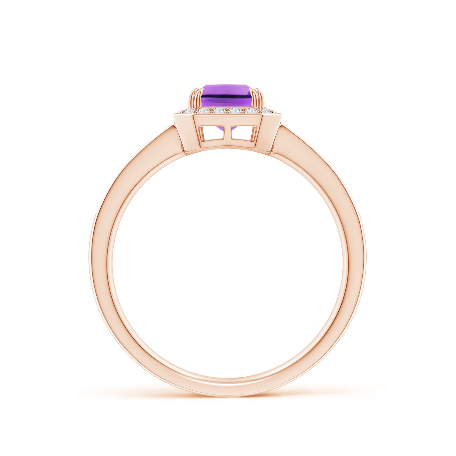 AA - Amethyst / 1.09 CT / 14 KT Rose Gold