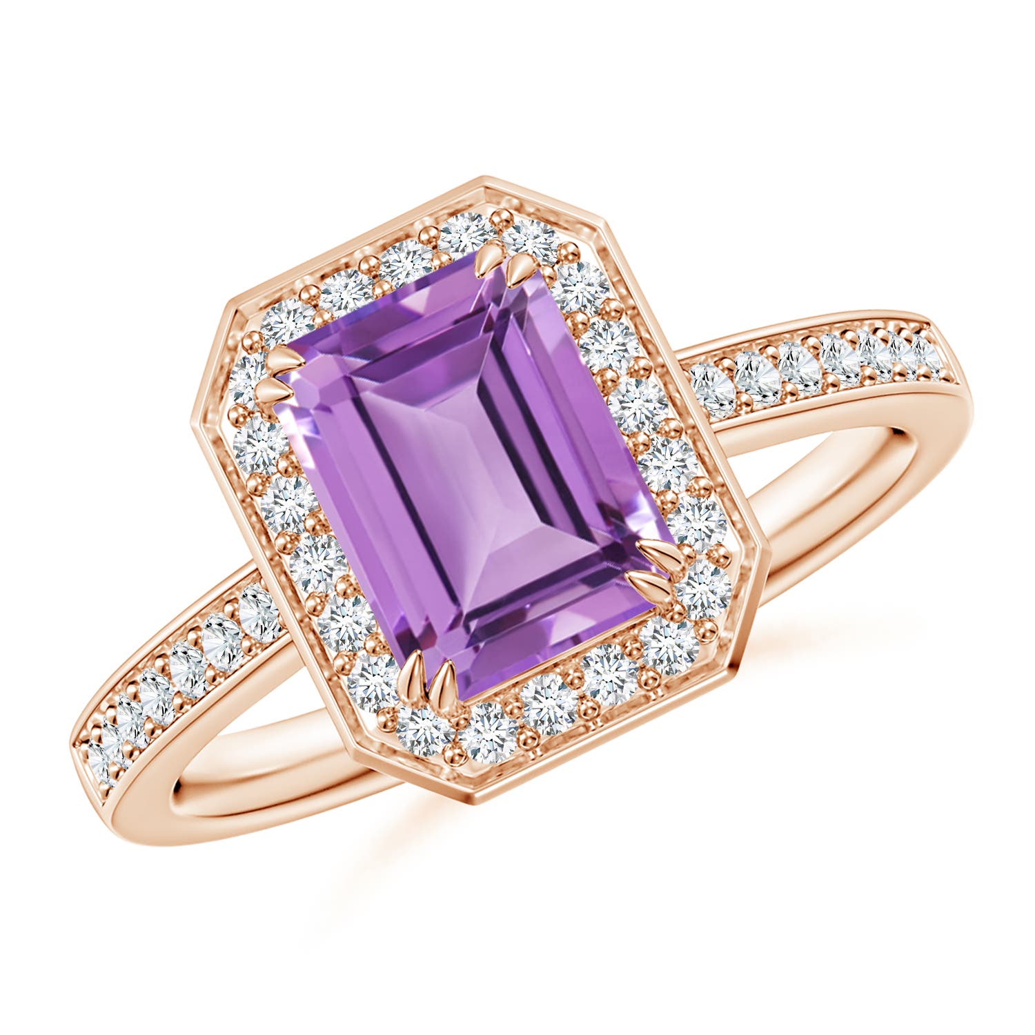 A - Amethyst / 1.79 CT / 14 KT Rose Gold