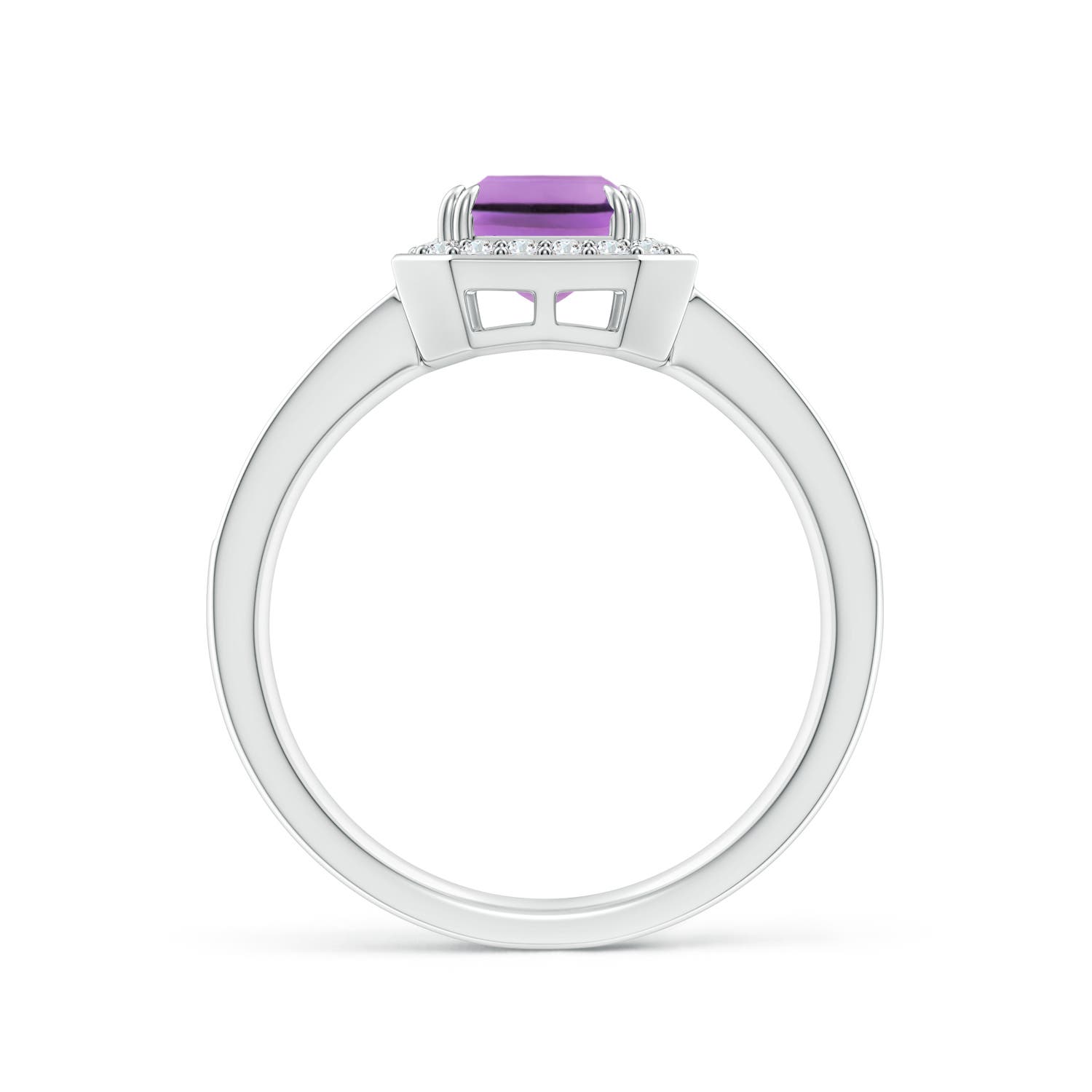 A - Amethyst / 1.79 CT / 14 KT White Gold