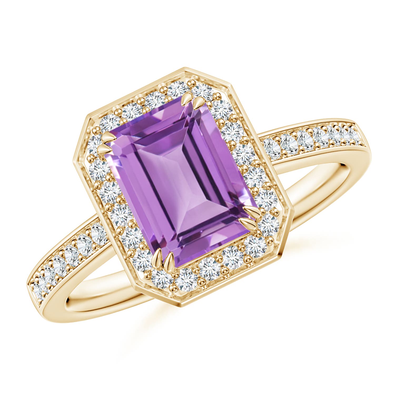 A - Amethyst / 1.79 CT / 14 KT Yellow Gold