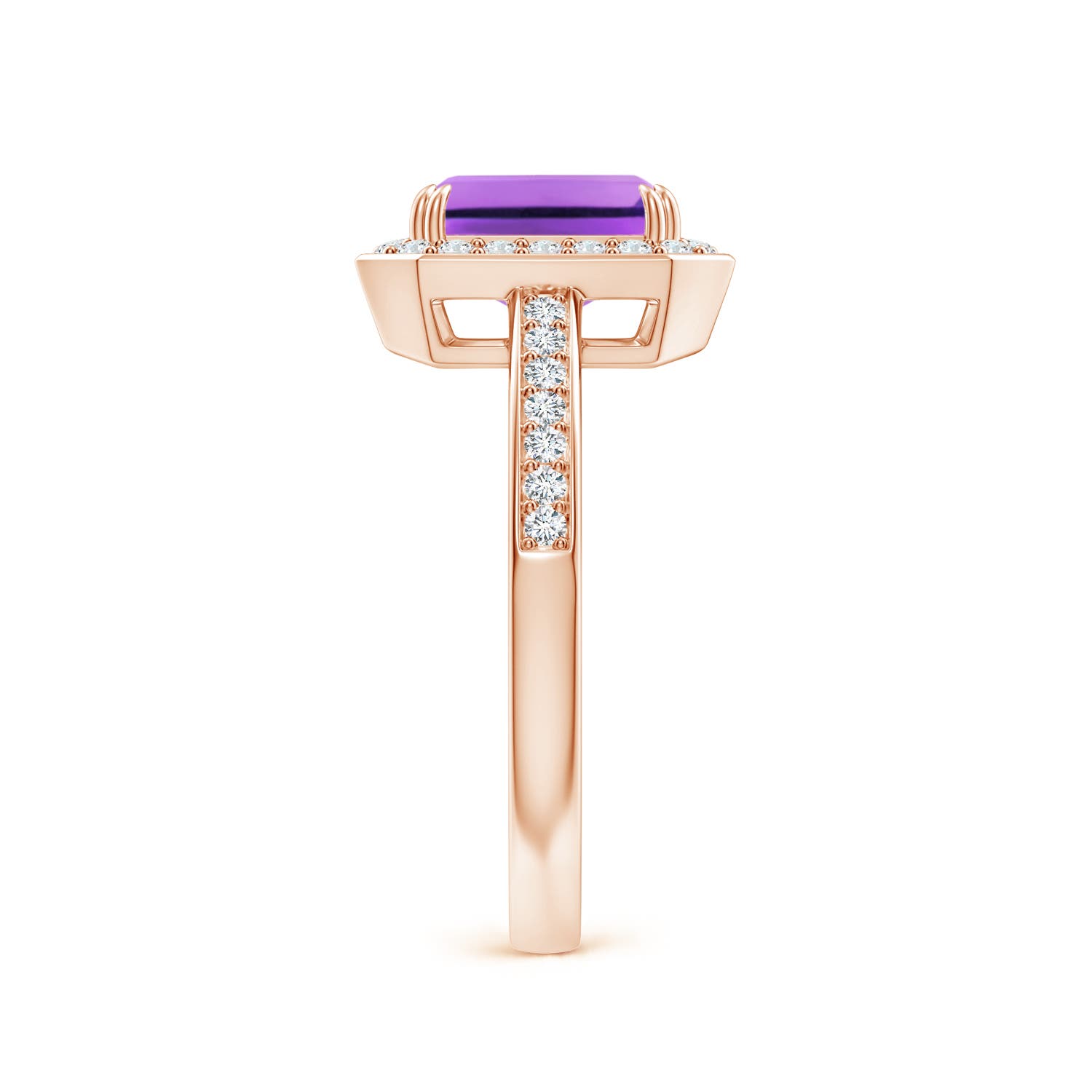 AA - Amethyst / 1.79 CT / 14 KT Rose Gold