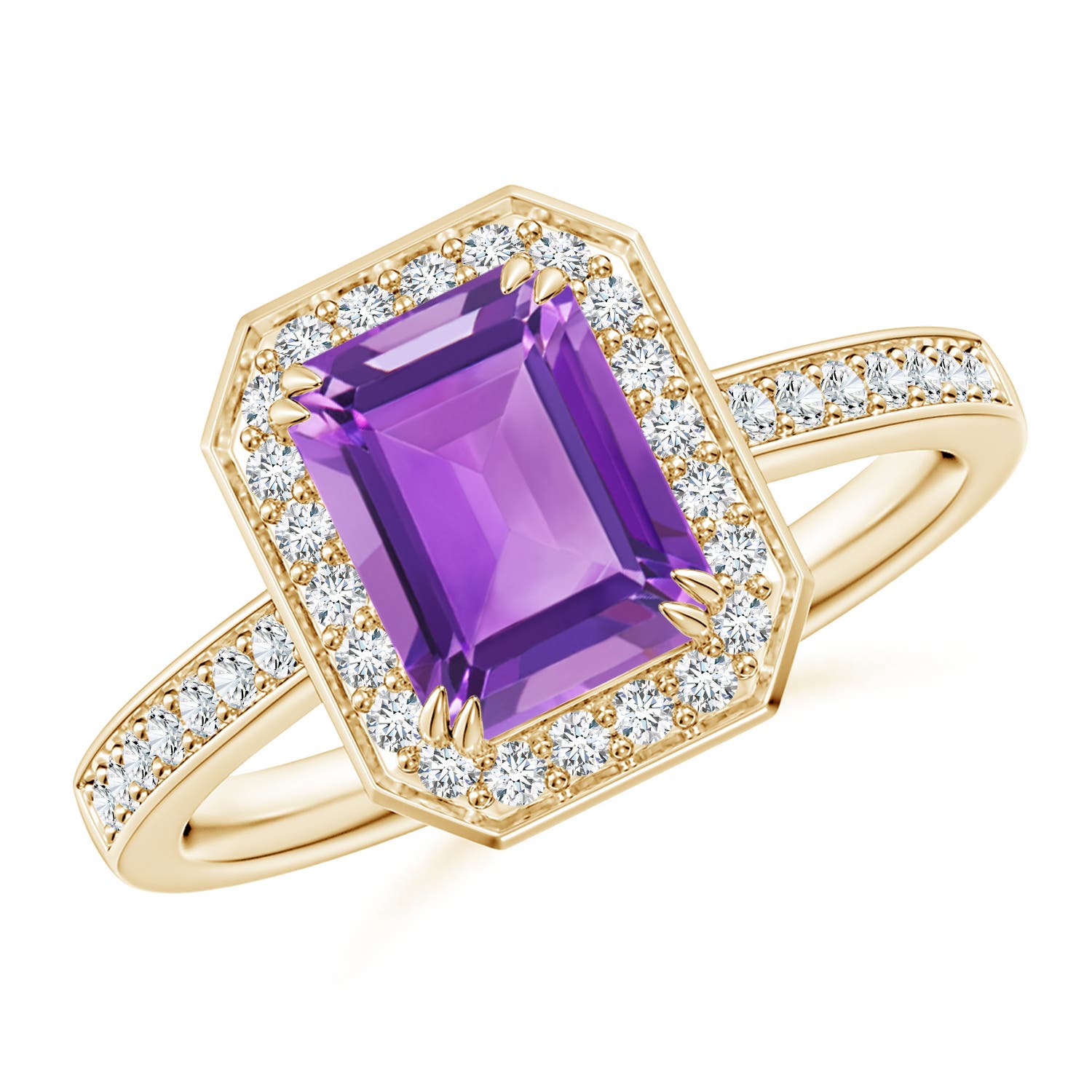 AA - Amethyst / 1.79 CT / 14 KT Yellow Gold