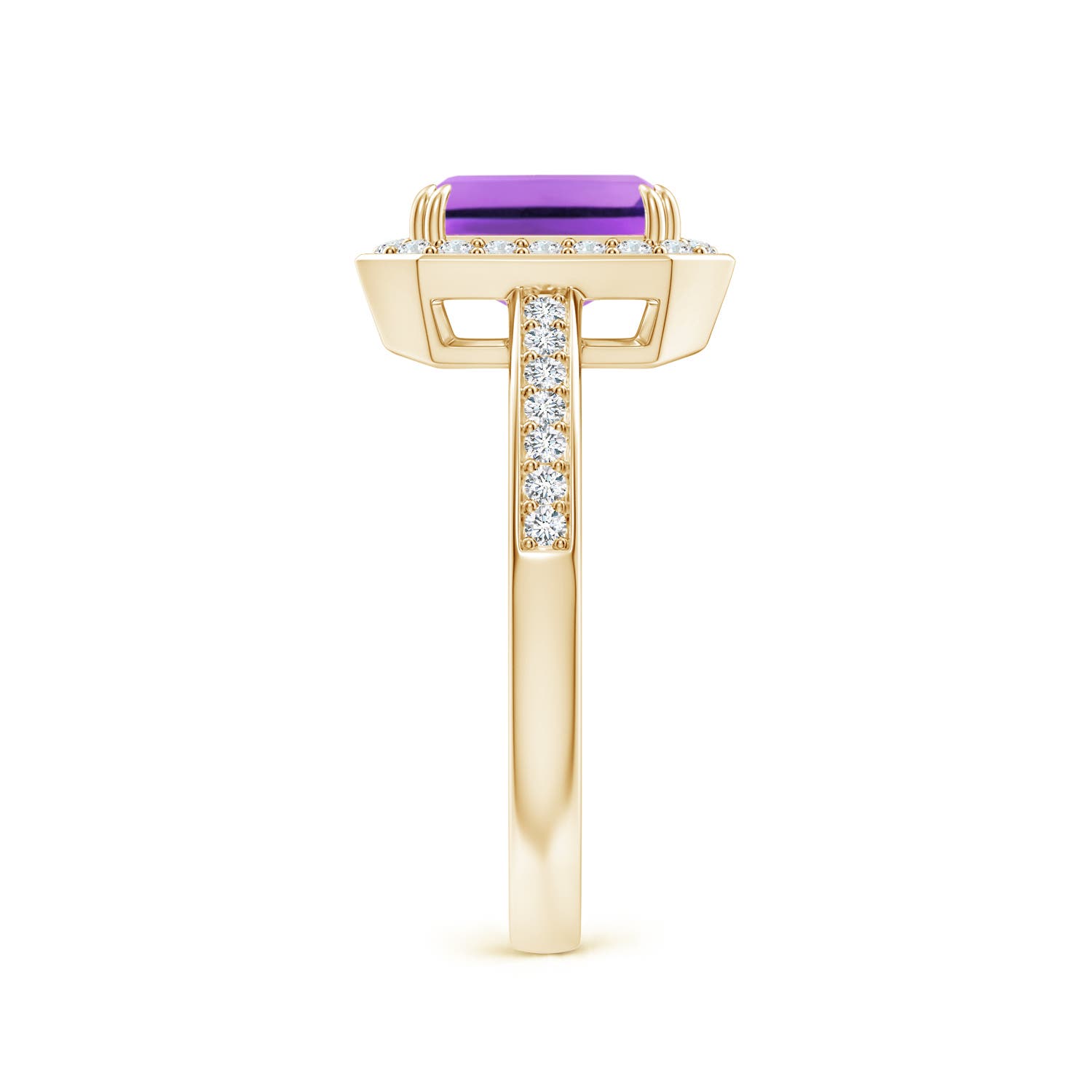 AA - Amethyst / 1.79 CT / 14 KT Yellow Gold