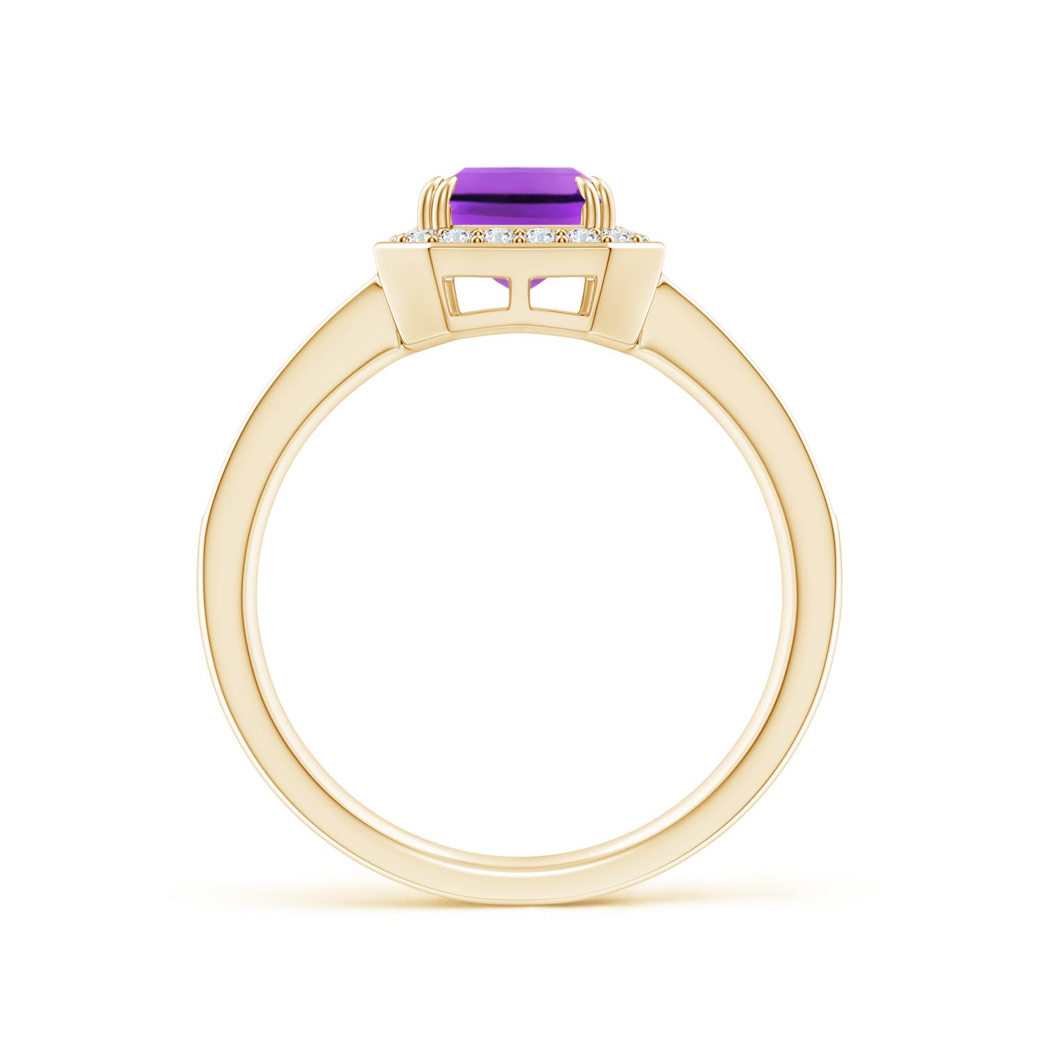 AAA - Amethyst / 1.79 CT / 14 KT Yellow Gold