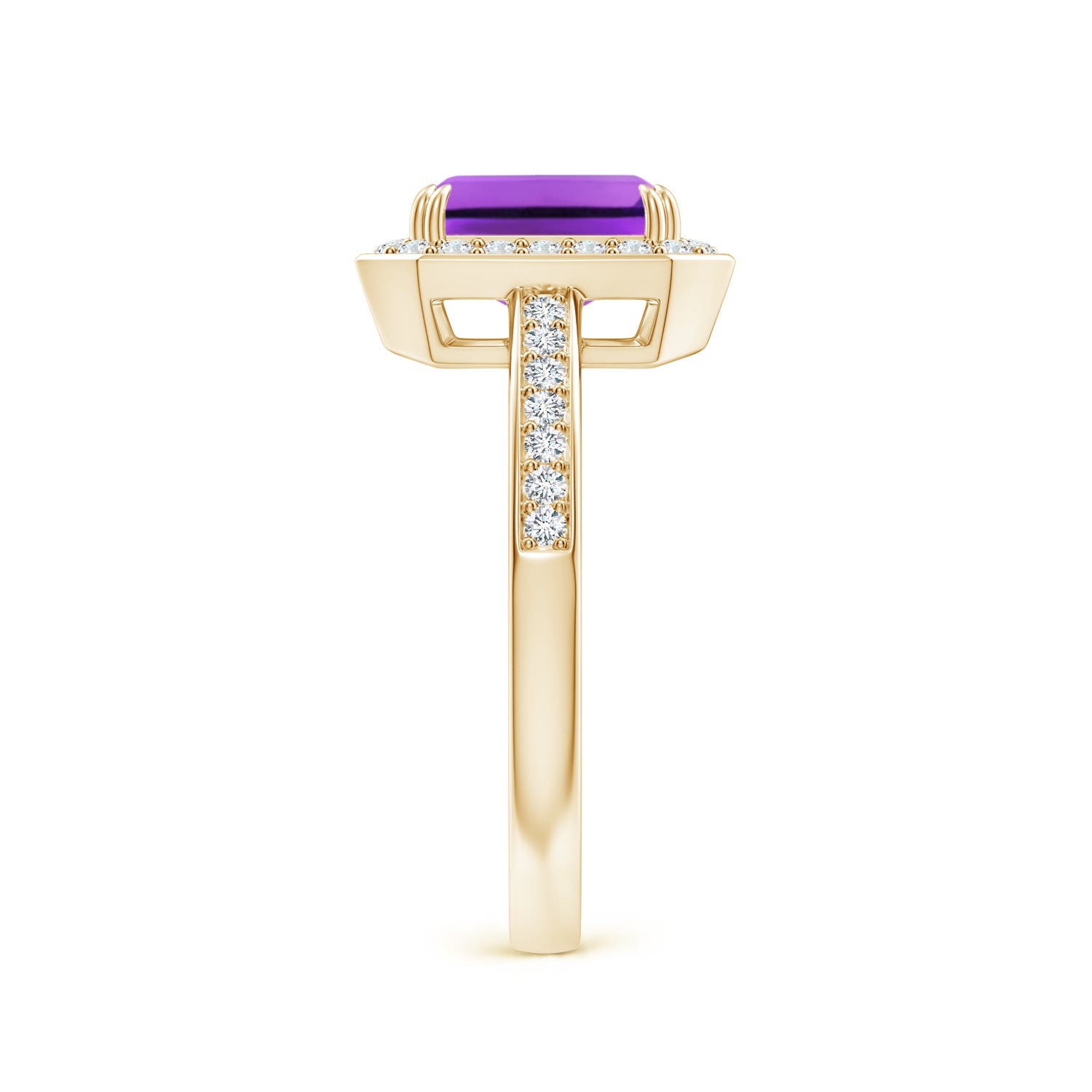 AAA - Amethyst / 1.79 CT / 14 KT Yellow Gold