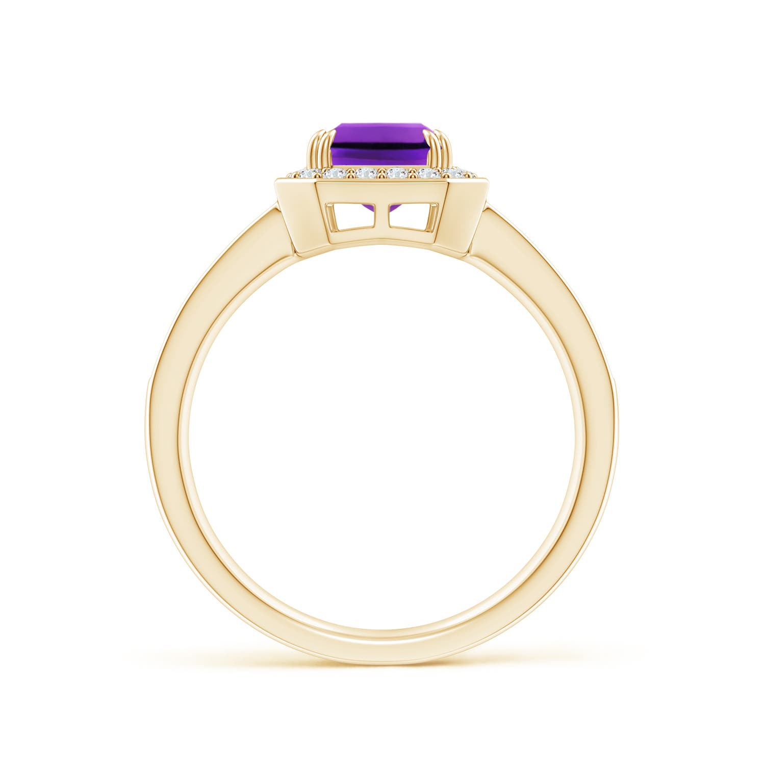 AAAA - Amethyst / 1.79 CT / 14 KT Yellow Gold