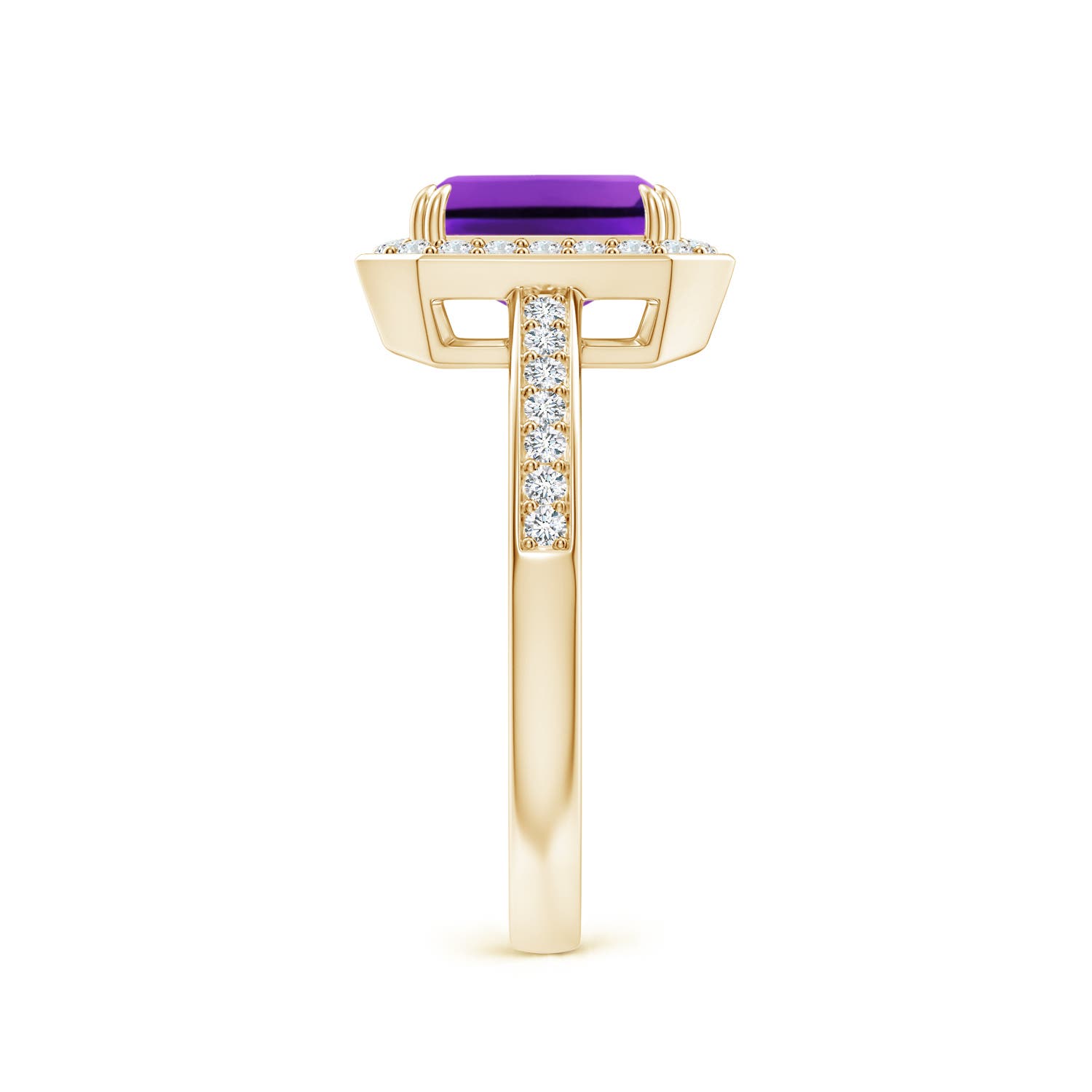 AAAA - Amethyst / 1.79 CT / 14 KT Yellow Gold