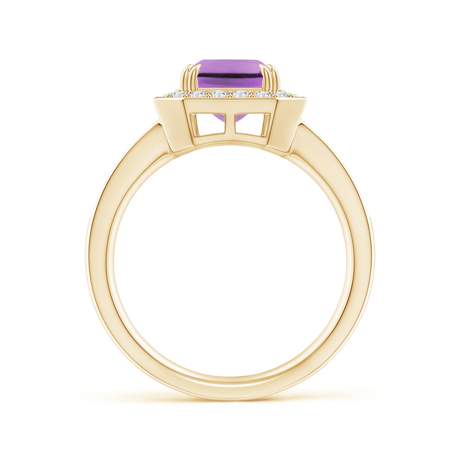 A - Amethyst / 2.57 CT / 14 KT Yellow Gold