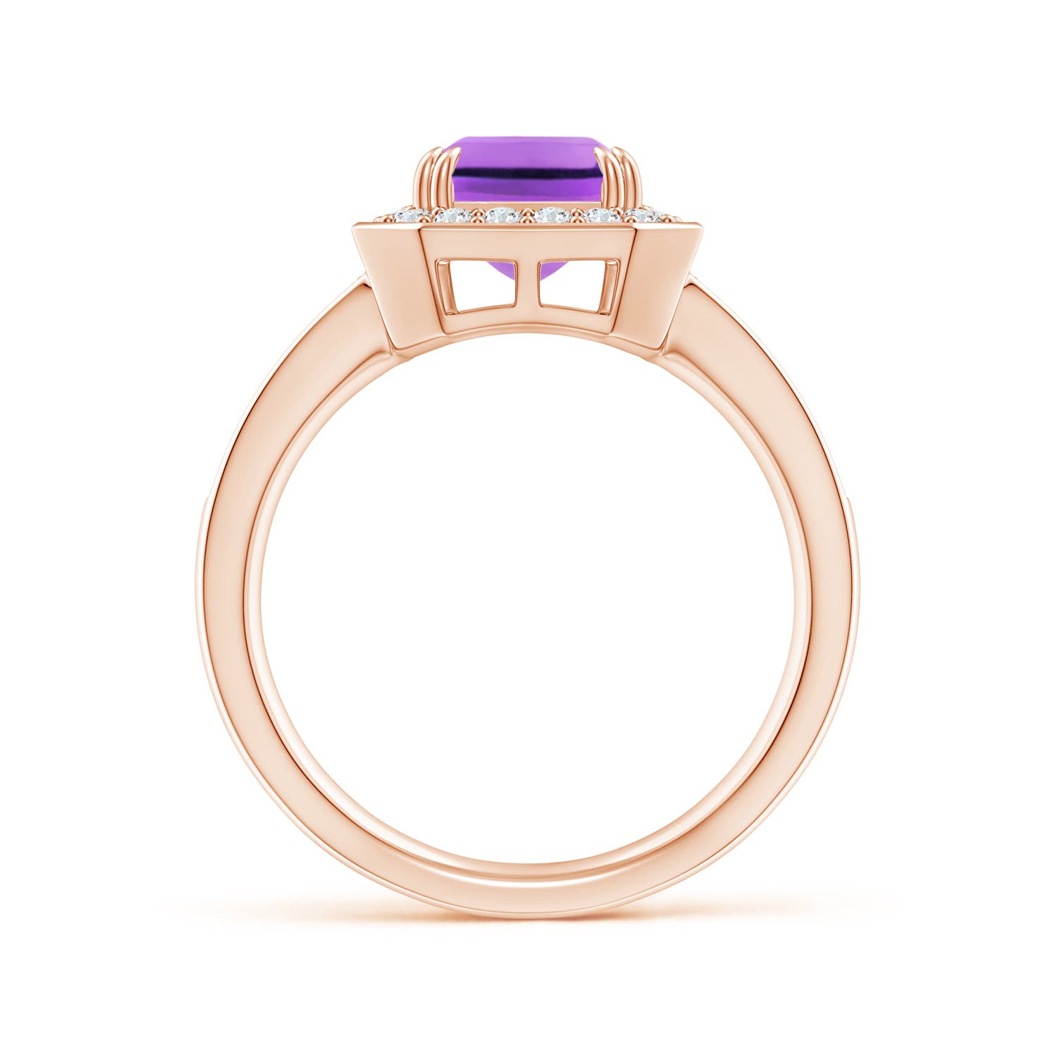 AA - Amethyst / 2.57 CT / 14 KT Rose Gold