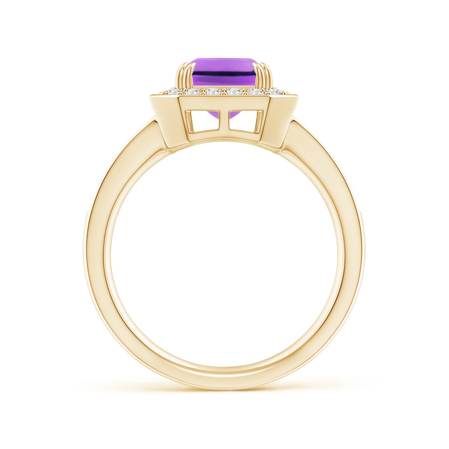 AA - Amethyst / 2.57 CT / 14 KT Yellow Gold