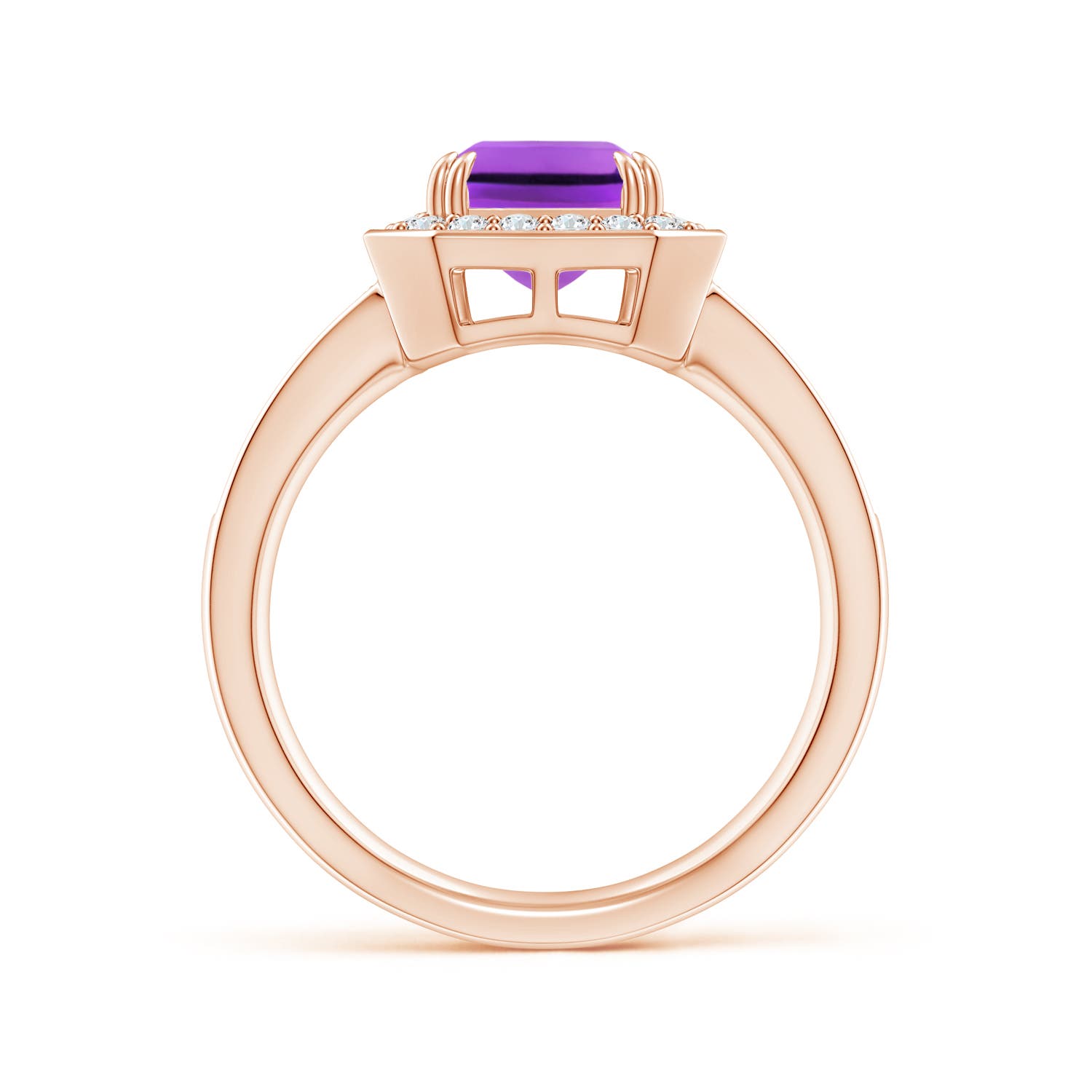 AAA - Amethyst / 2.57 CT / 14 KT Rose Gold