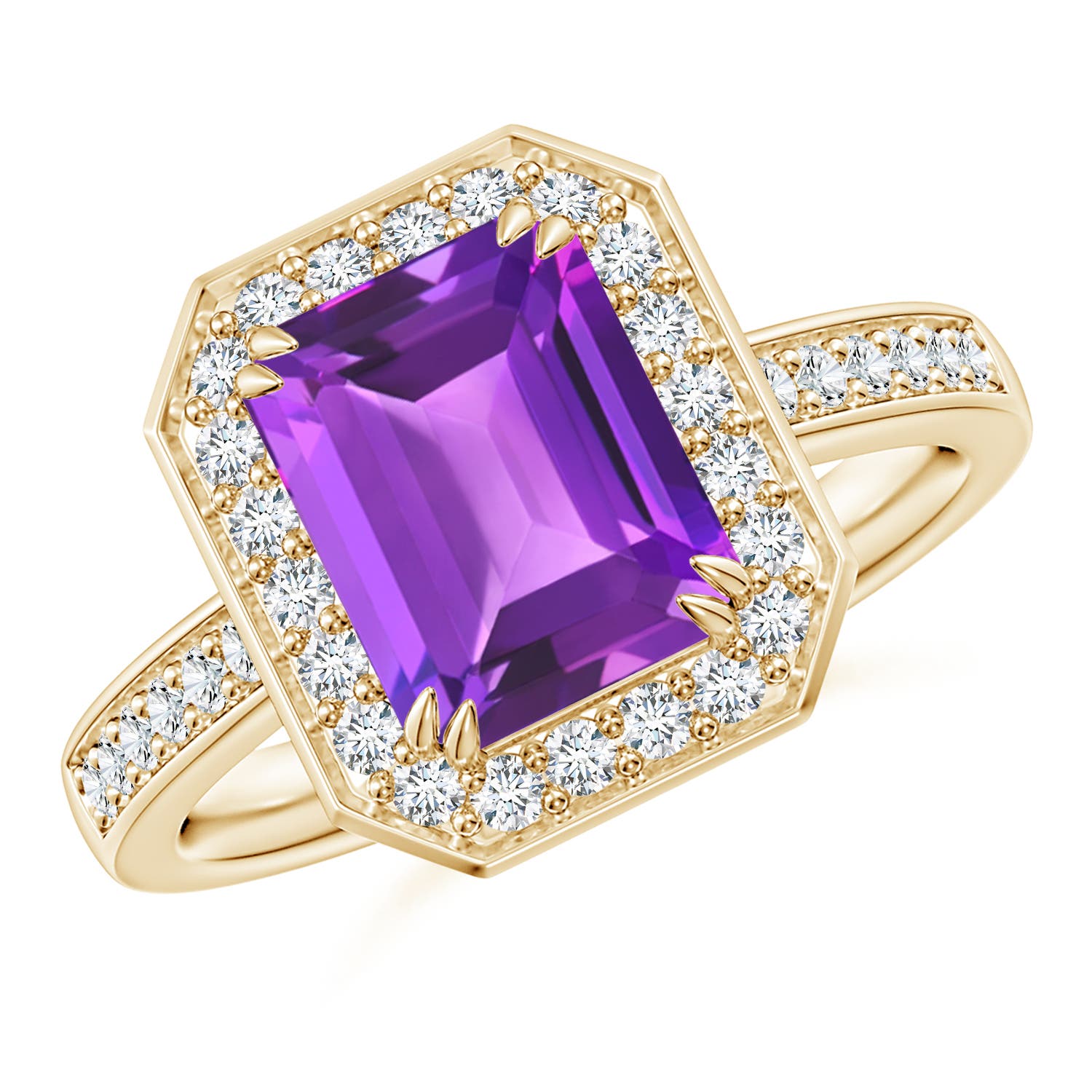 AAA - Amethyst / 2.57 CT / 14 KT Yellow Gold