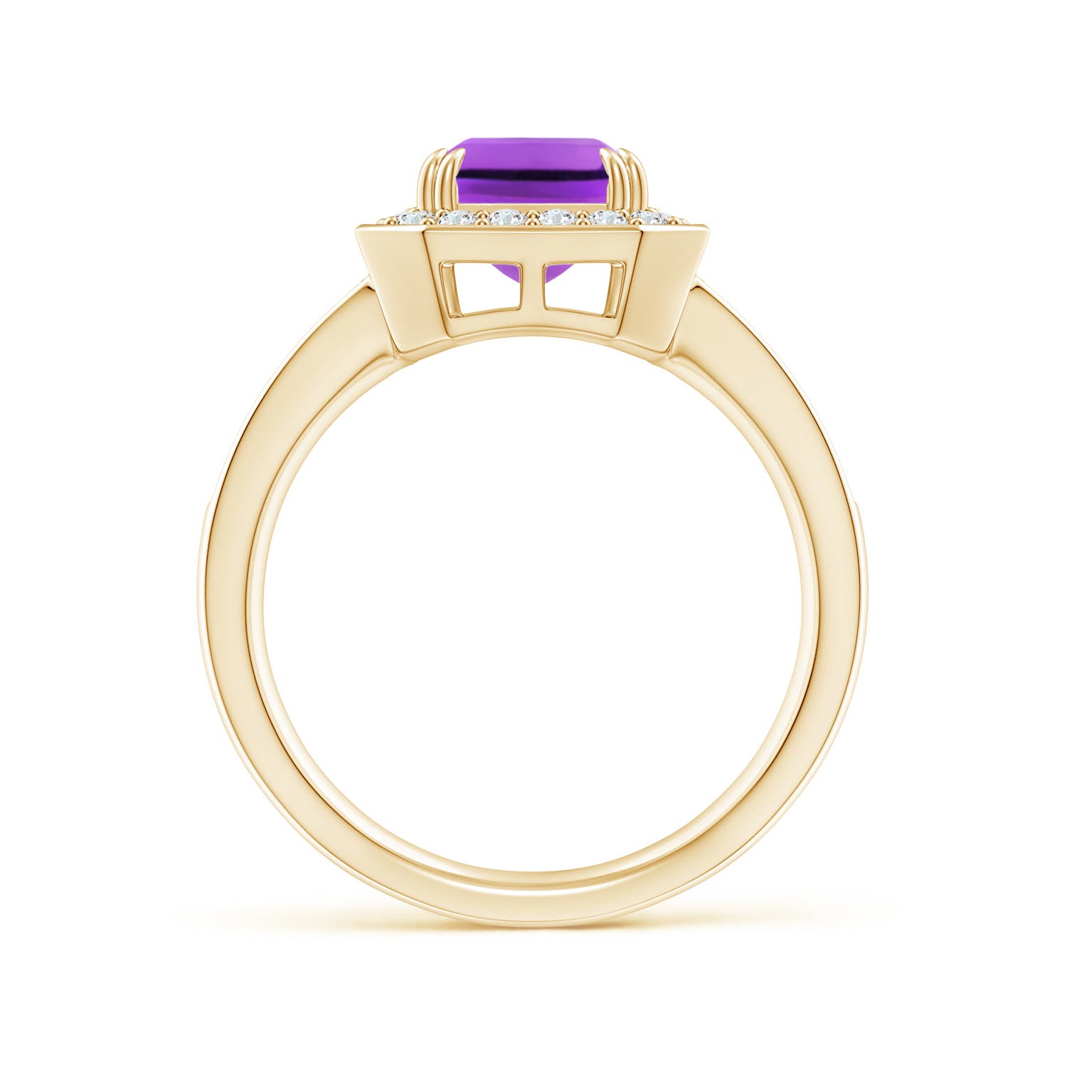 AAA - Amethyst / 2.57 CT / 14 KT Yellow Gold