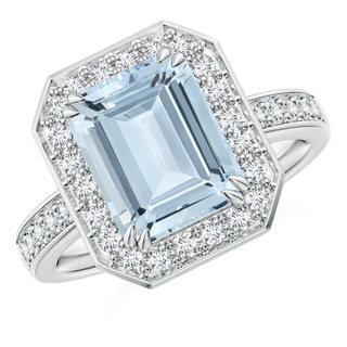 Emerald Cut A Aquamarine