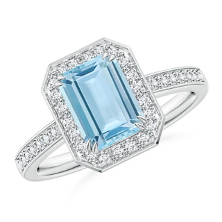 Emerald Cut AAA Aquamarine