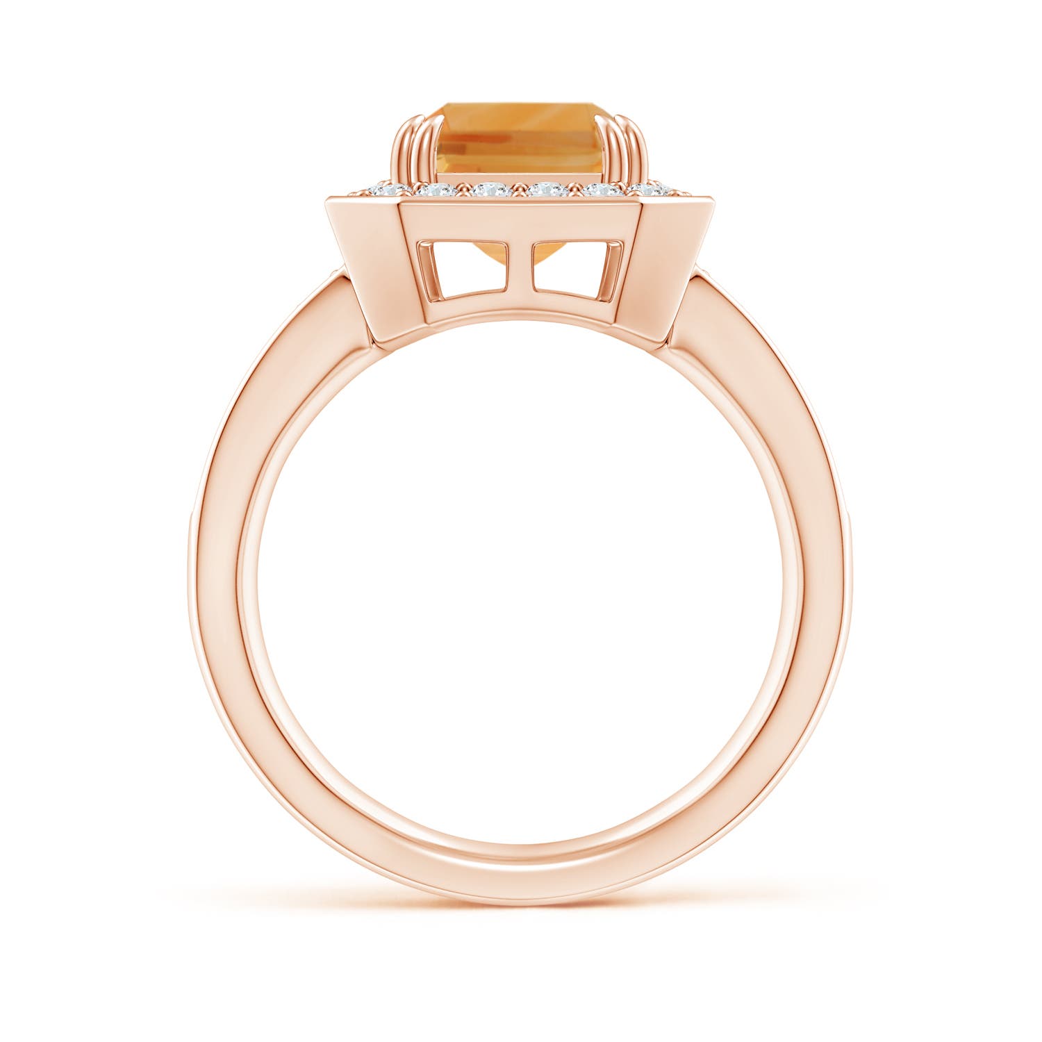 A - Citrine / 3.55 CT / 14 KT Rose Gold