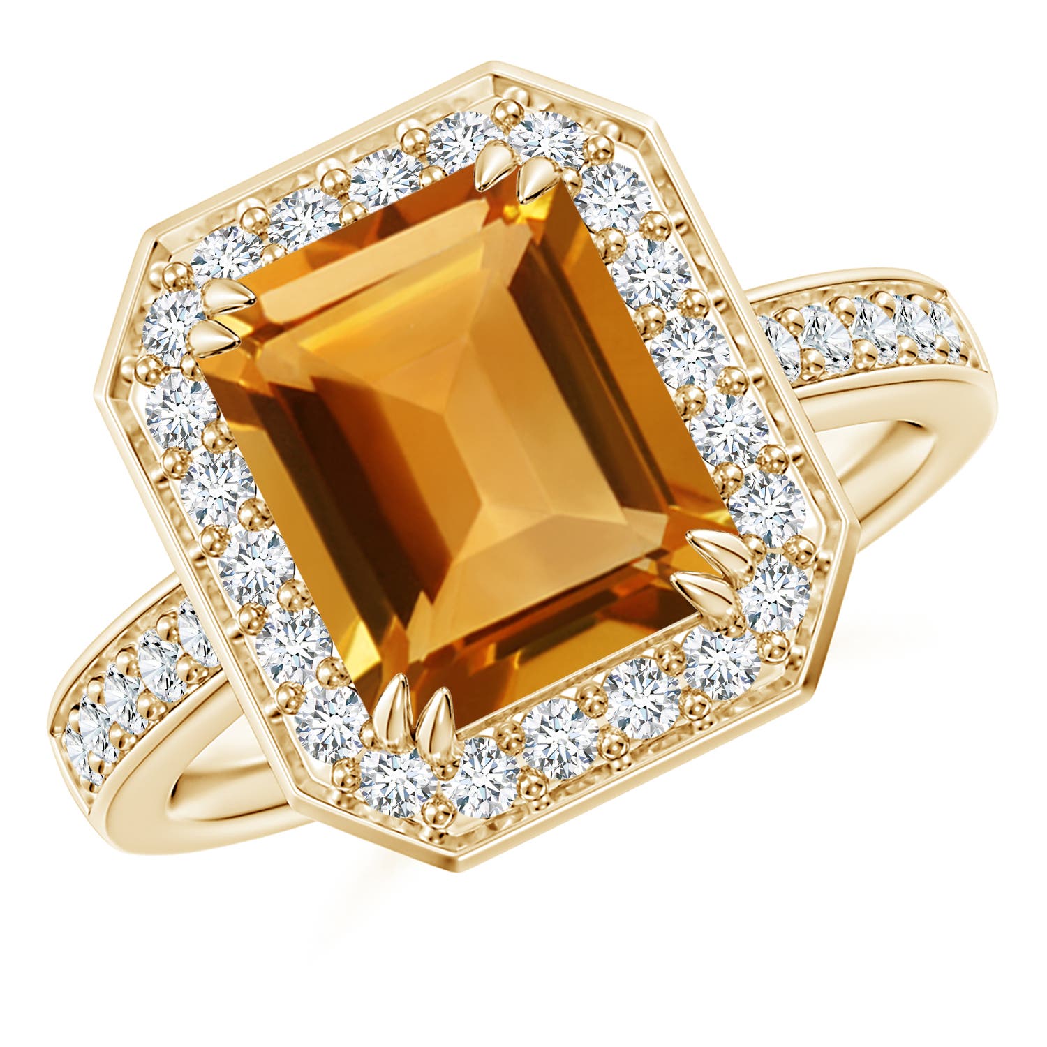 AA - Citrine / 3.55 CT / 14 KT Yellow Gold